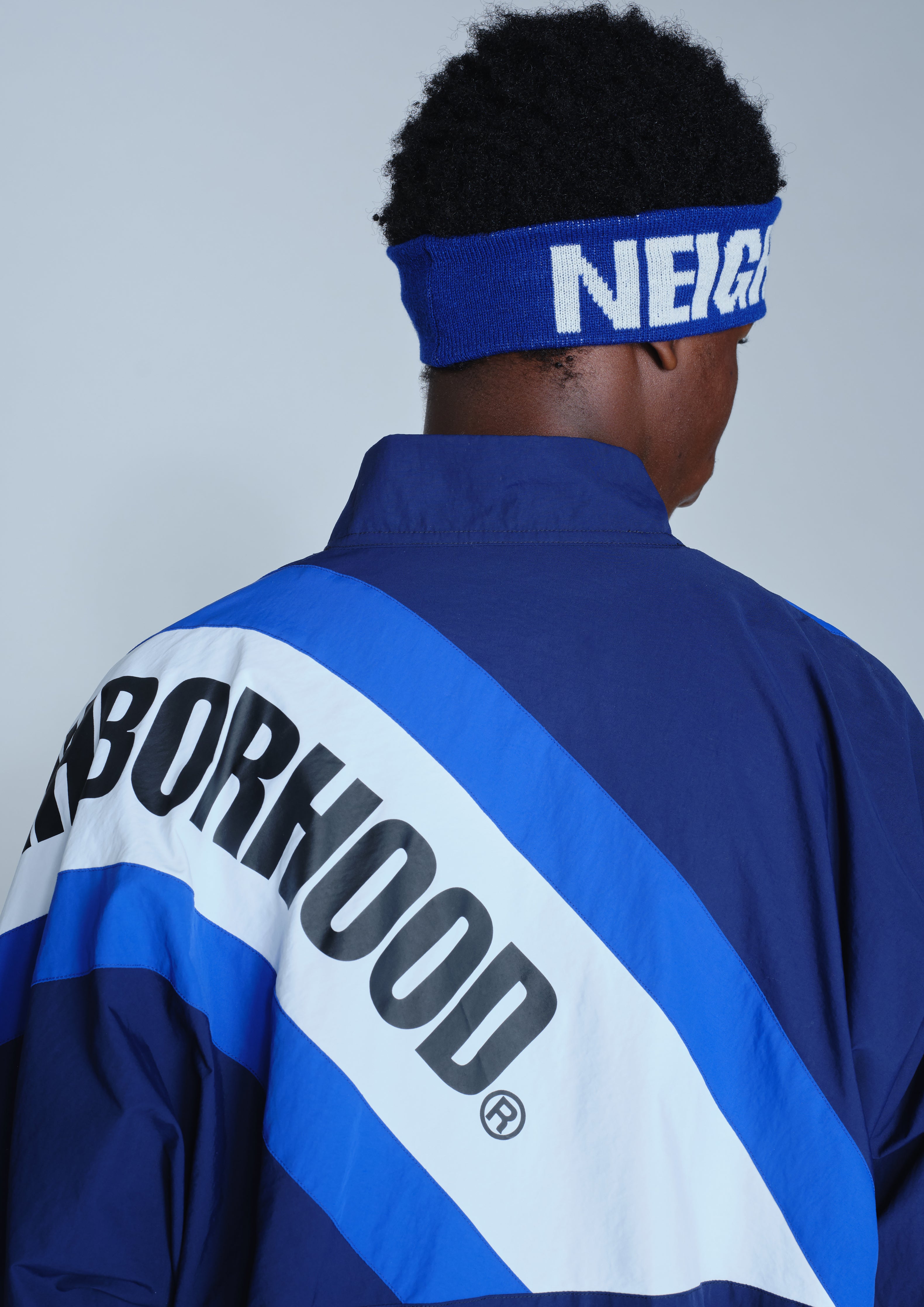 Neighborhood Track Jacket Trainingsjacke Navy Nylon