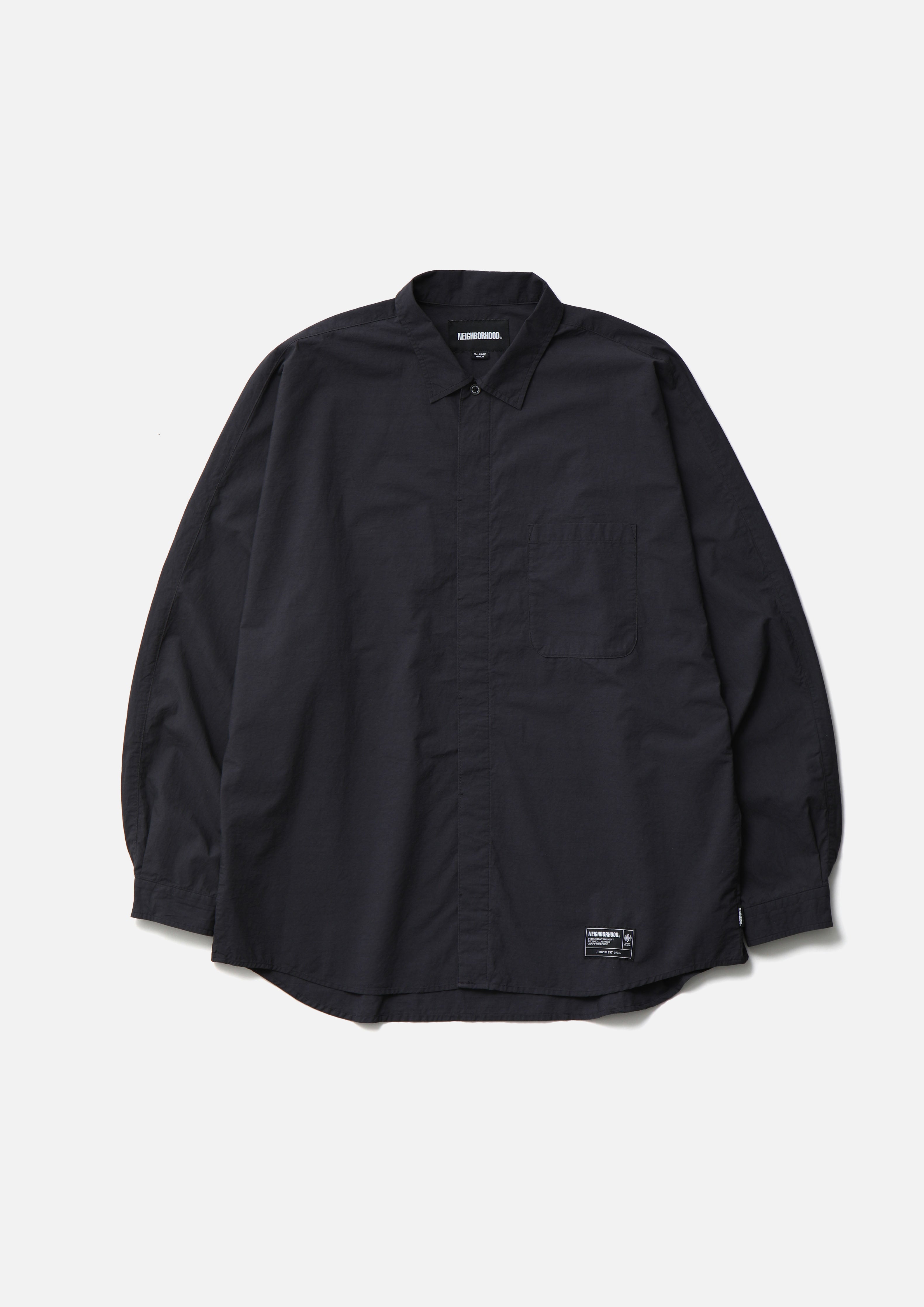Neighborhood Dolman Sleeve Shirt LS Hemd Weiß Baumwolle