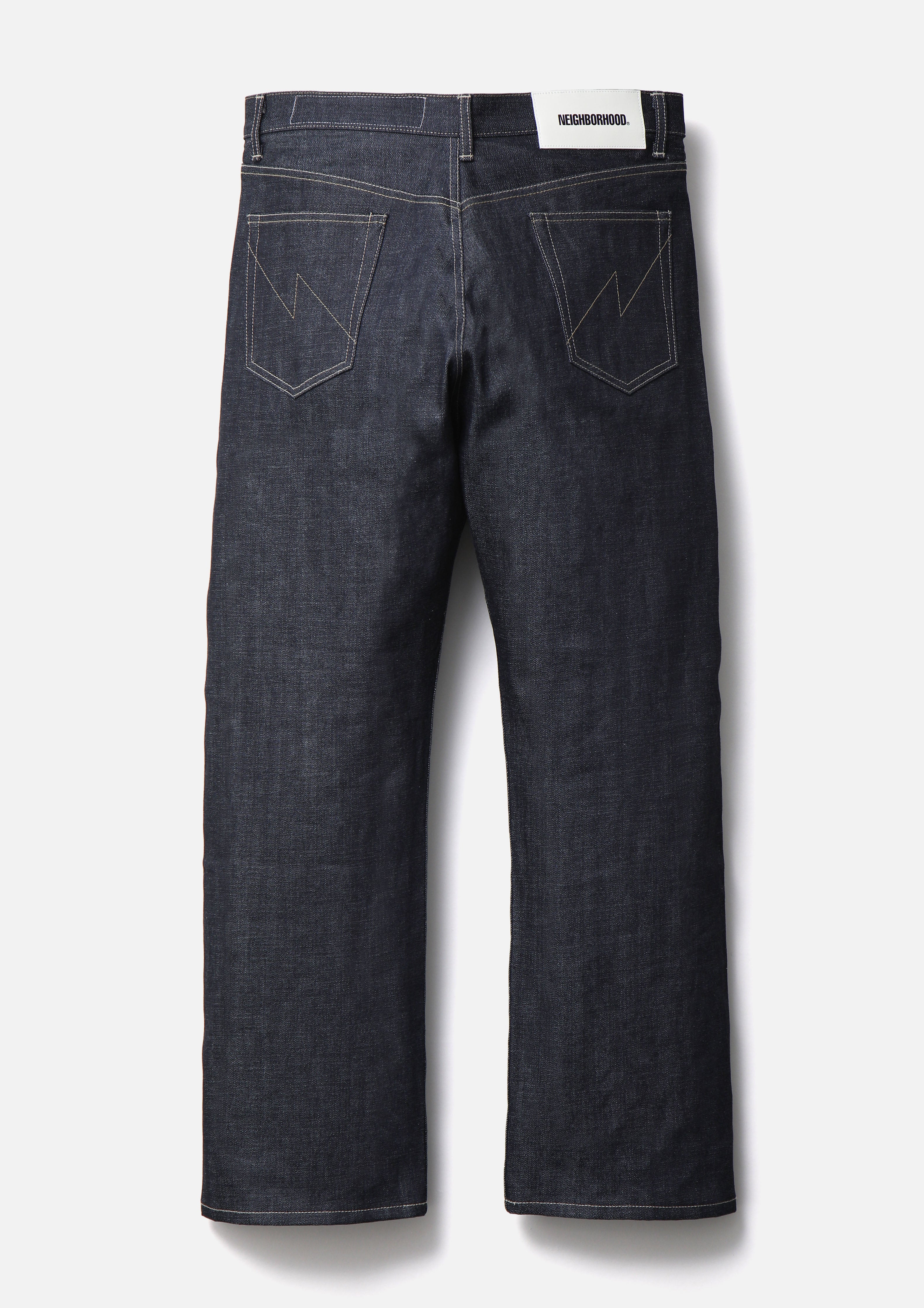 Neighborhood Rigid Denim Full Cut Pants Jeans Schwarz