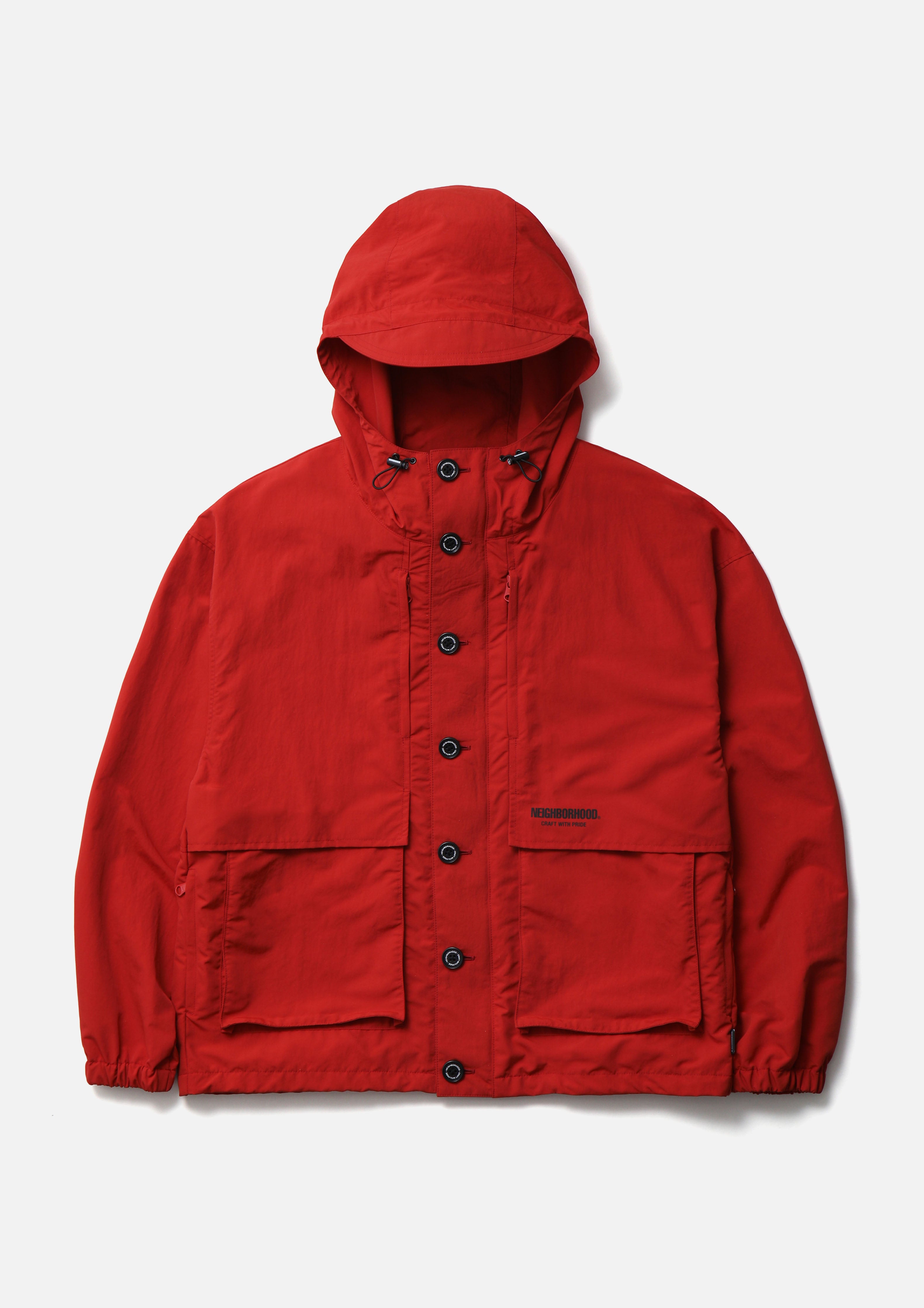 Neighborhood Utility MP Jacket Mountainparka Schwarz Nylon Kapuze
