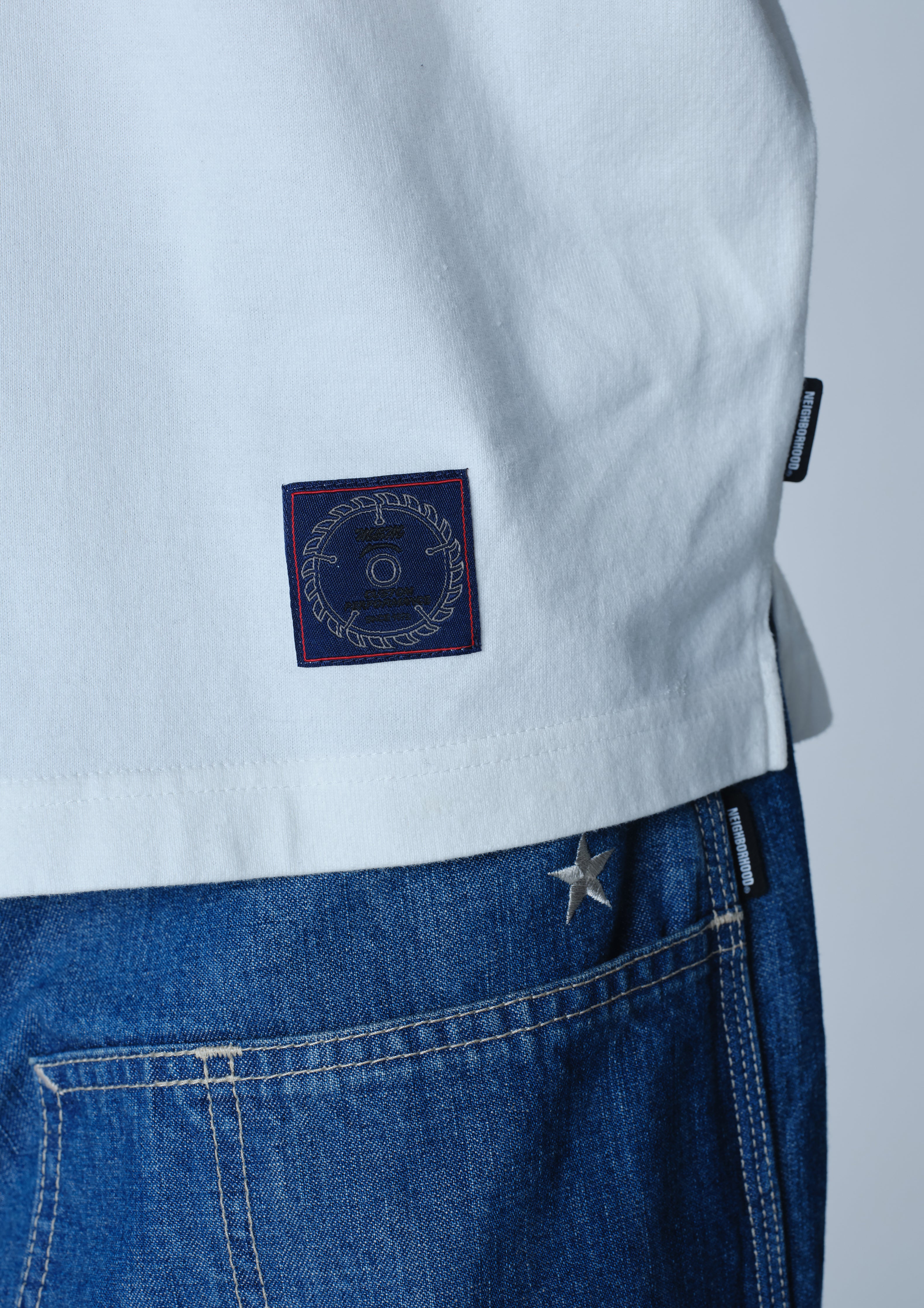 Neighborhood NH X M&M Classic Raglan 3Q Shirt Navy M