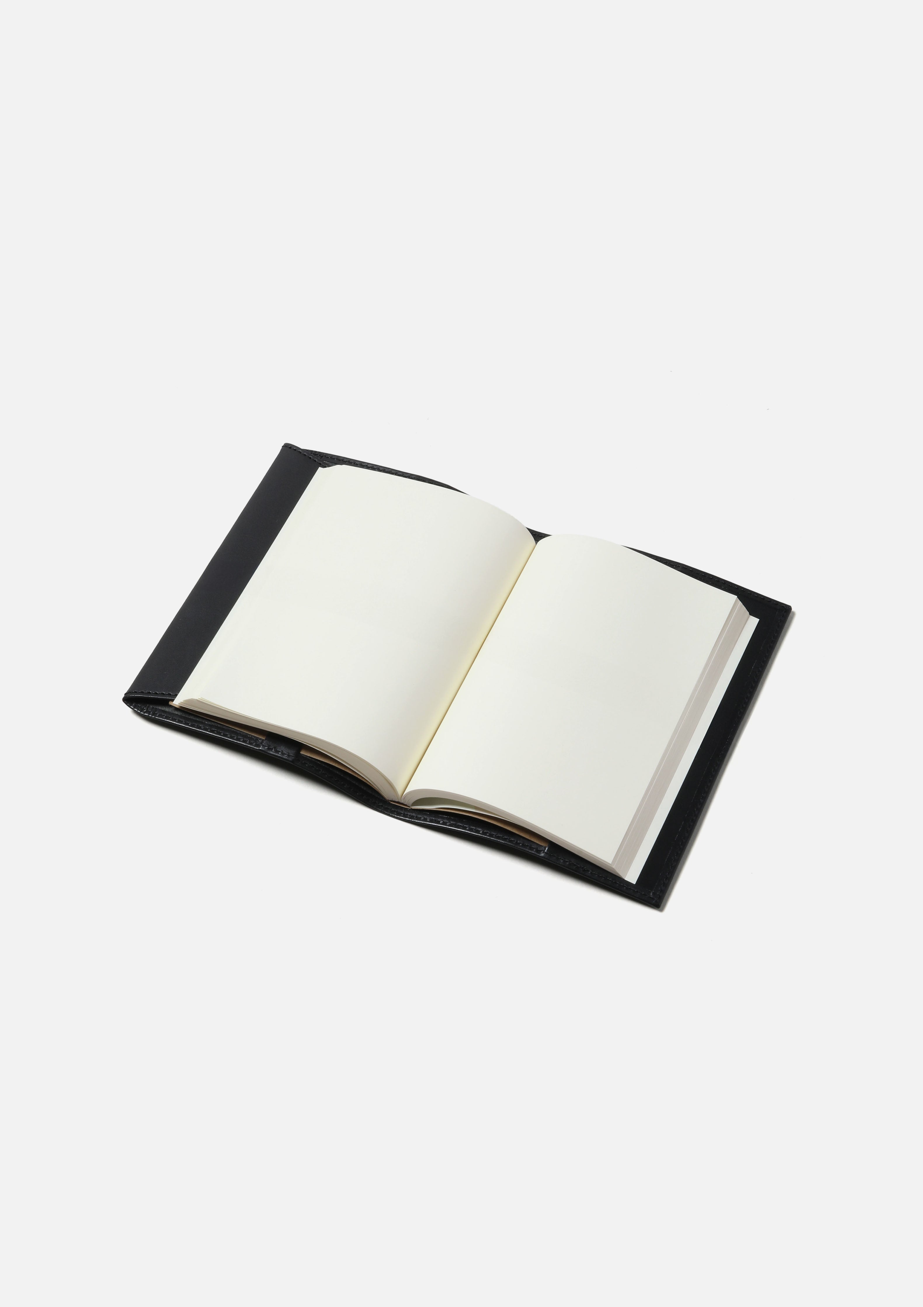 Neighborhood Leather Book Cover Buchhülle Schwarz Leder