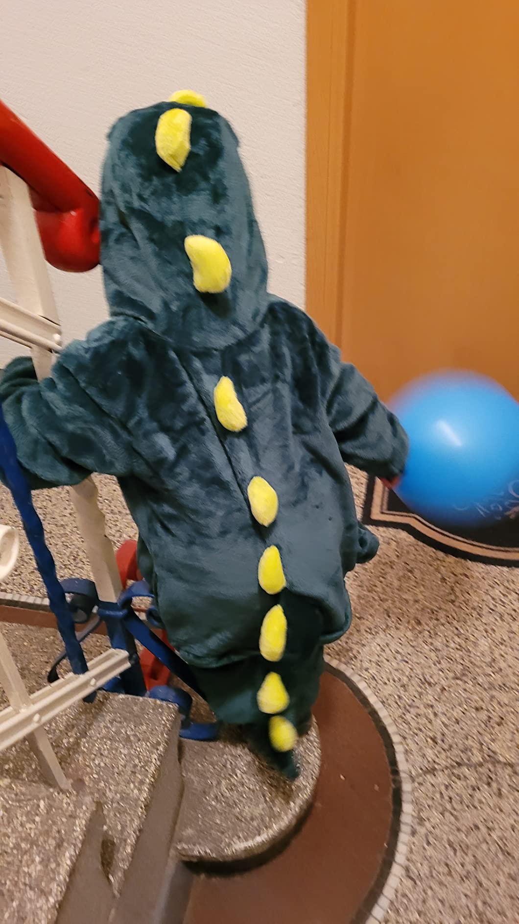 Fairycos Dino Jumpsuit Kinderkostüm 116-122 Dinosaurier