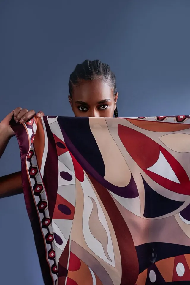 Barbieri Happy Foulard Seide Made in Italy