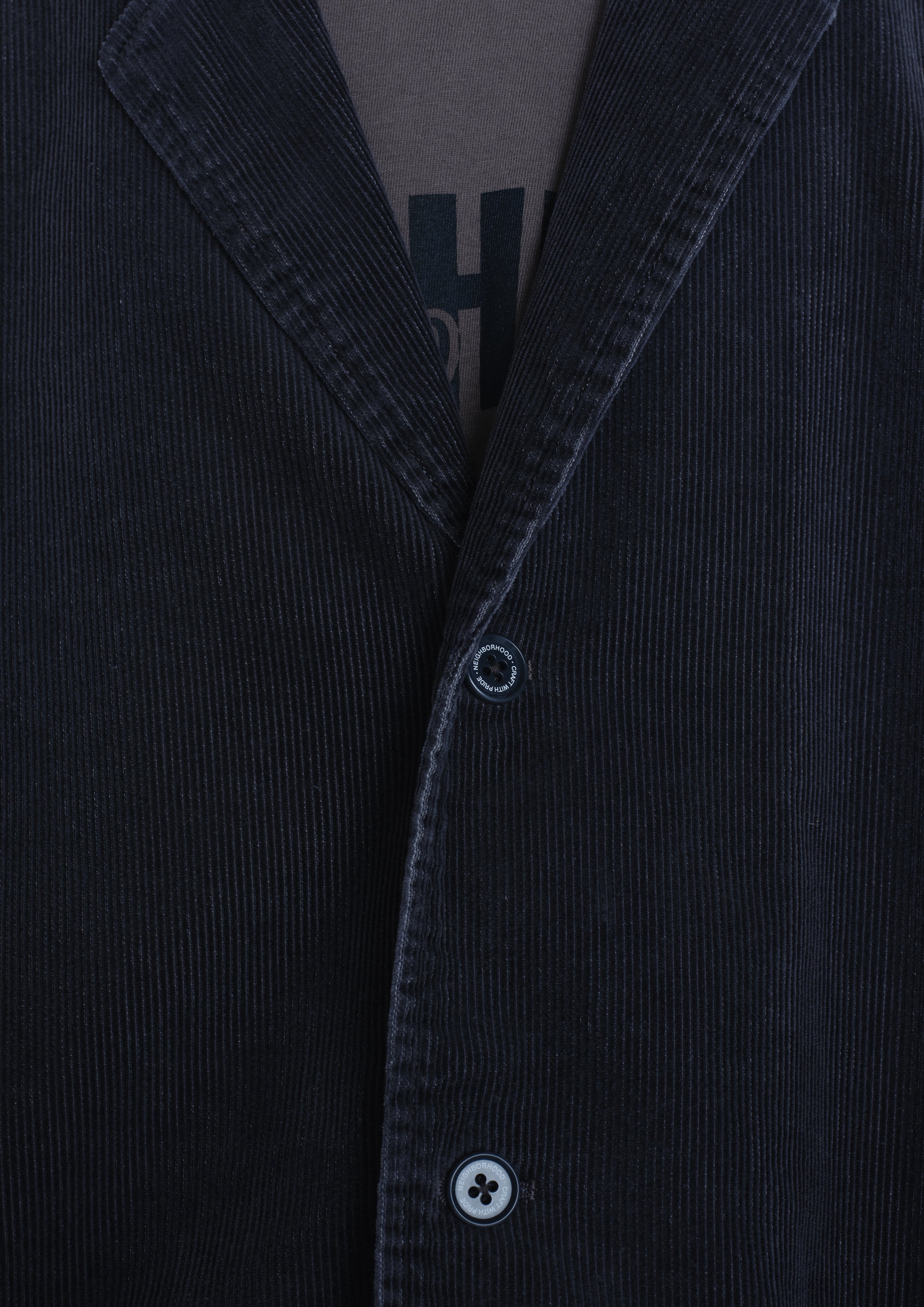 Neighborhood Washed Corduroy 3B Jacke Olive Drab Cord