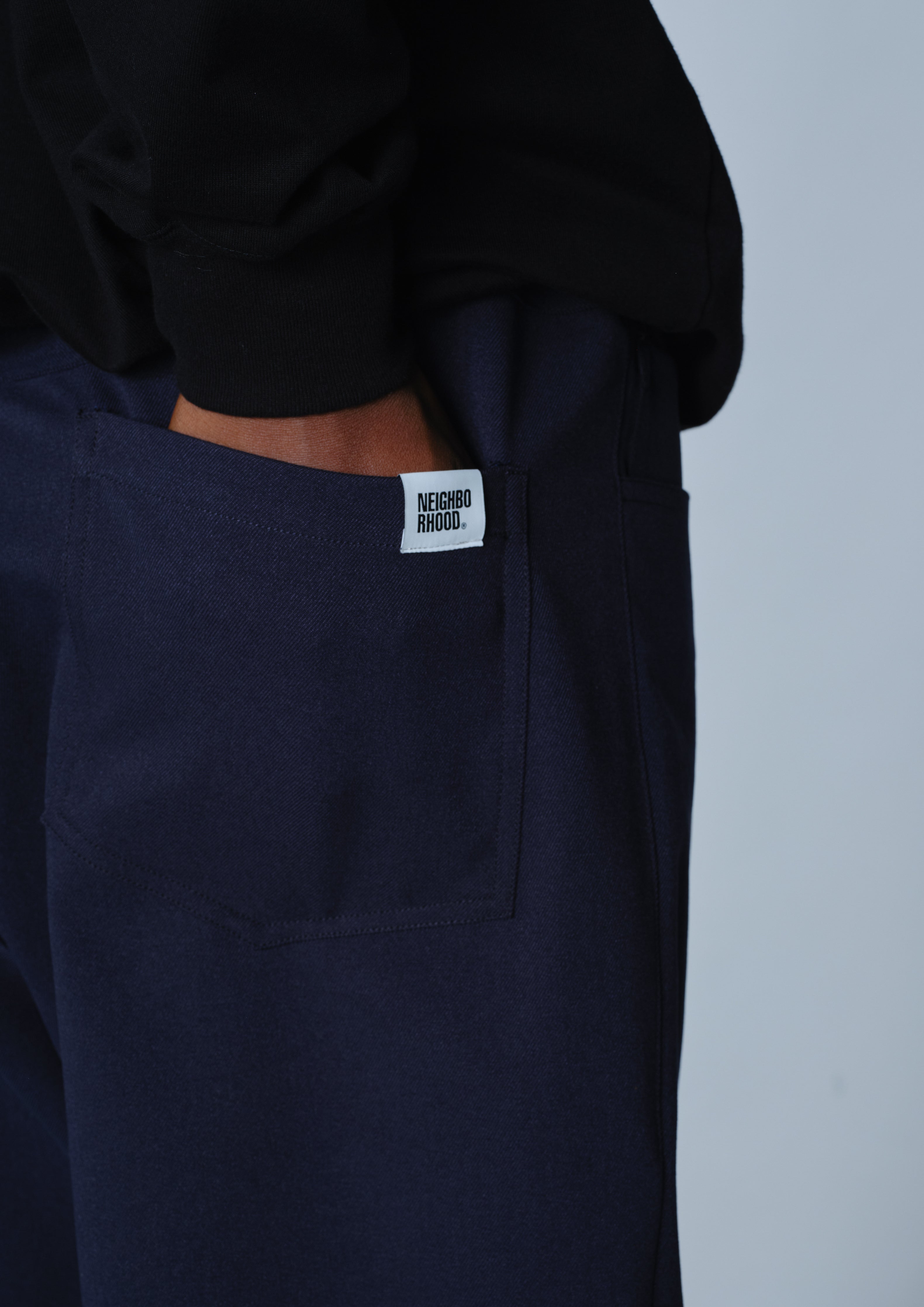 Neighborhood Bottoms Comfort Gusset Pants Schwarz M