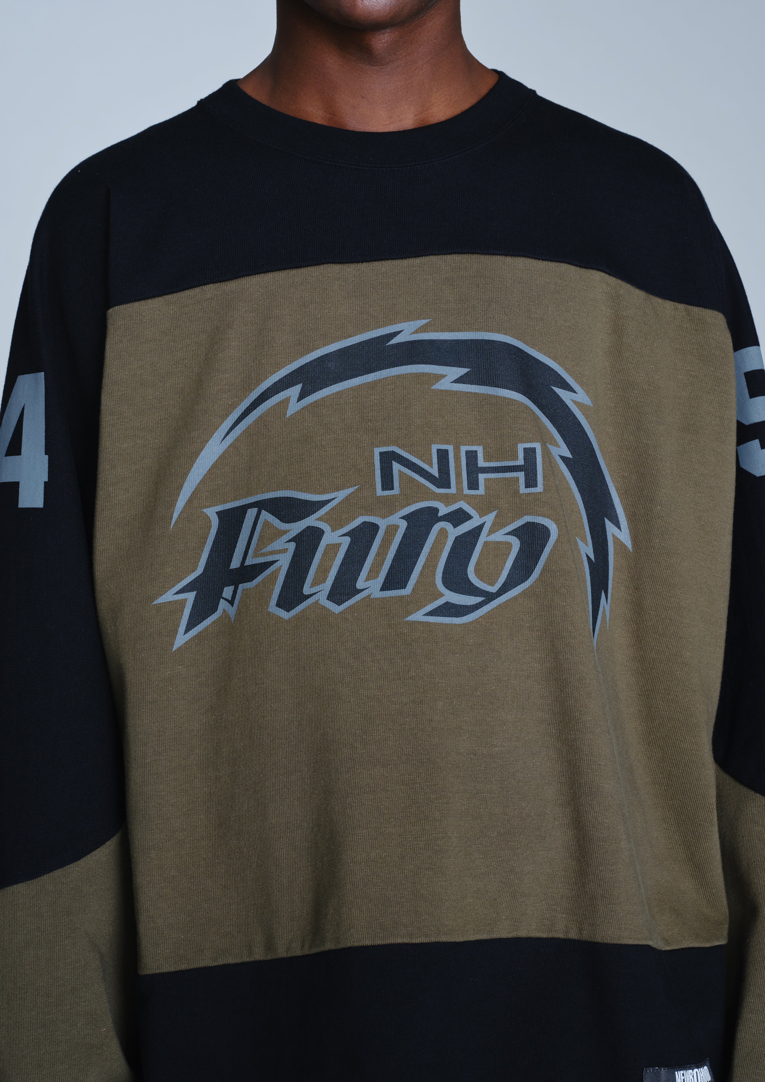 Neighborhood Hockey Shirt T-Shirt weiß Baumwolle bedruckt