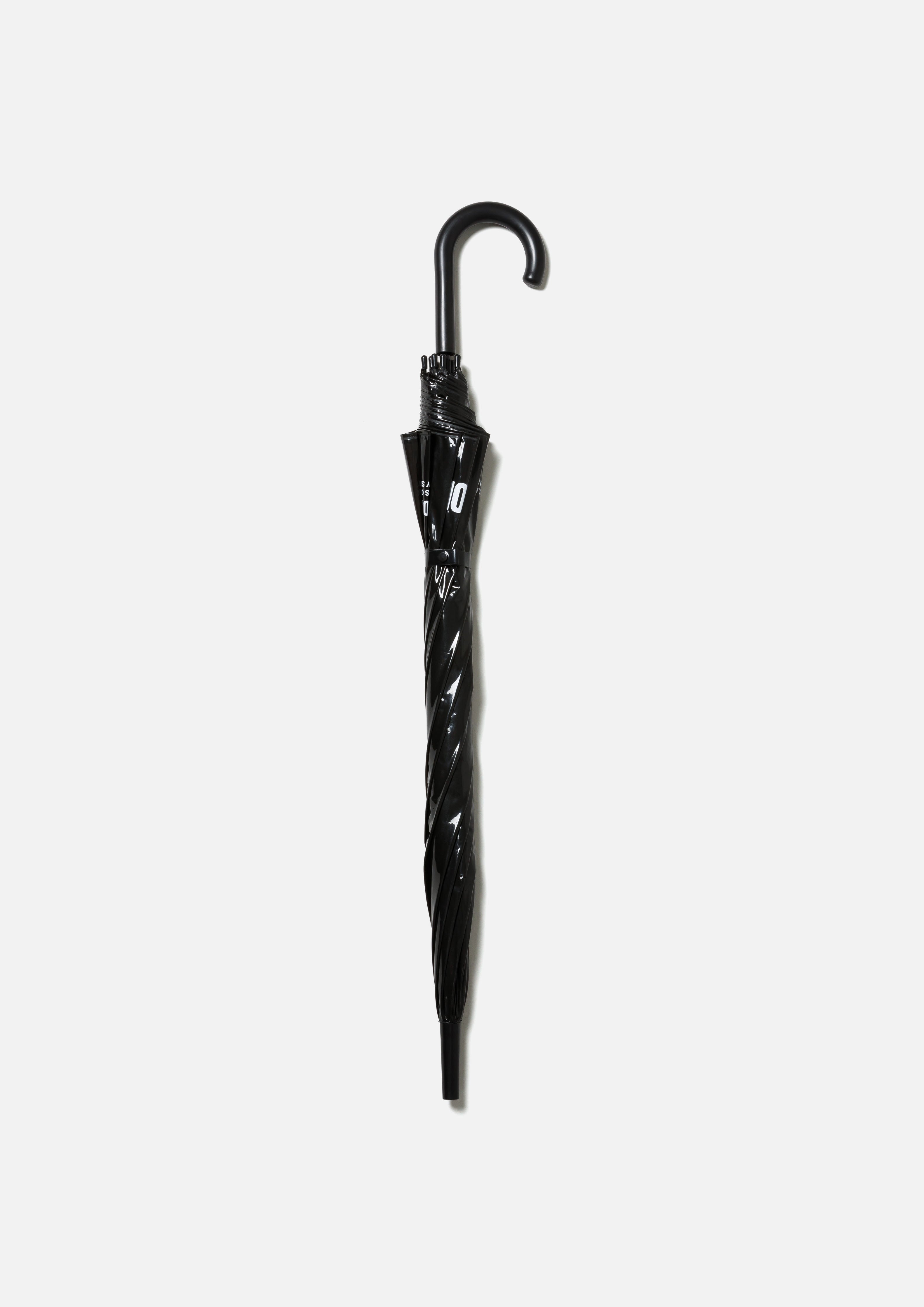 Neighborhood Logo Umbrella Regenschirm Schwarz mit Logo-Print