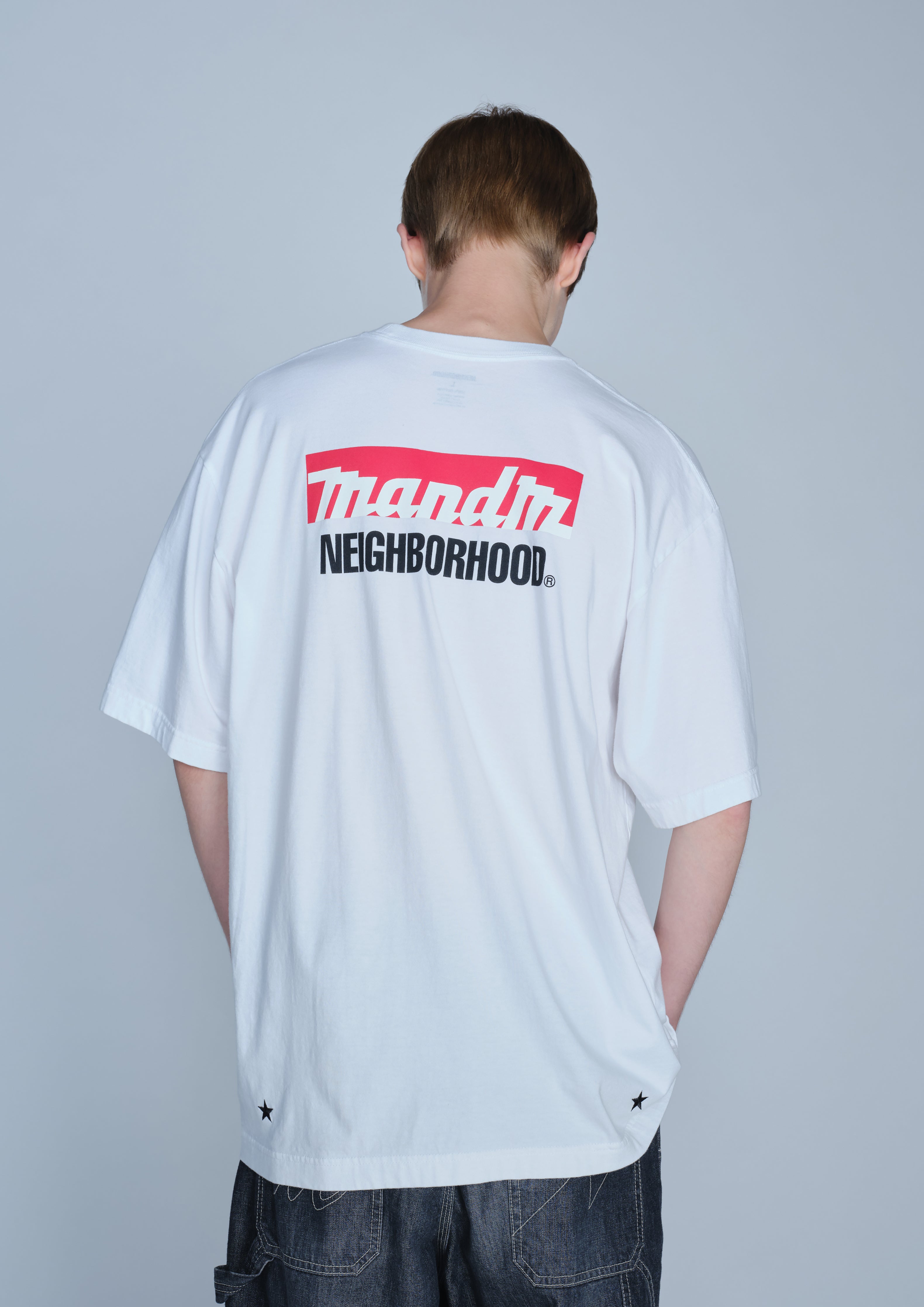 Neighborhood NH X M&M Tee SS-1 T-Shirt Weiß Baumwolle