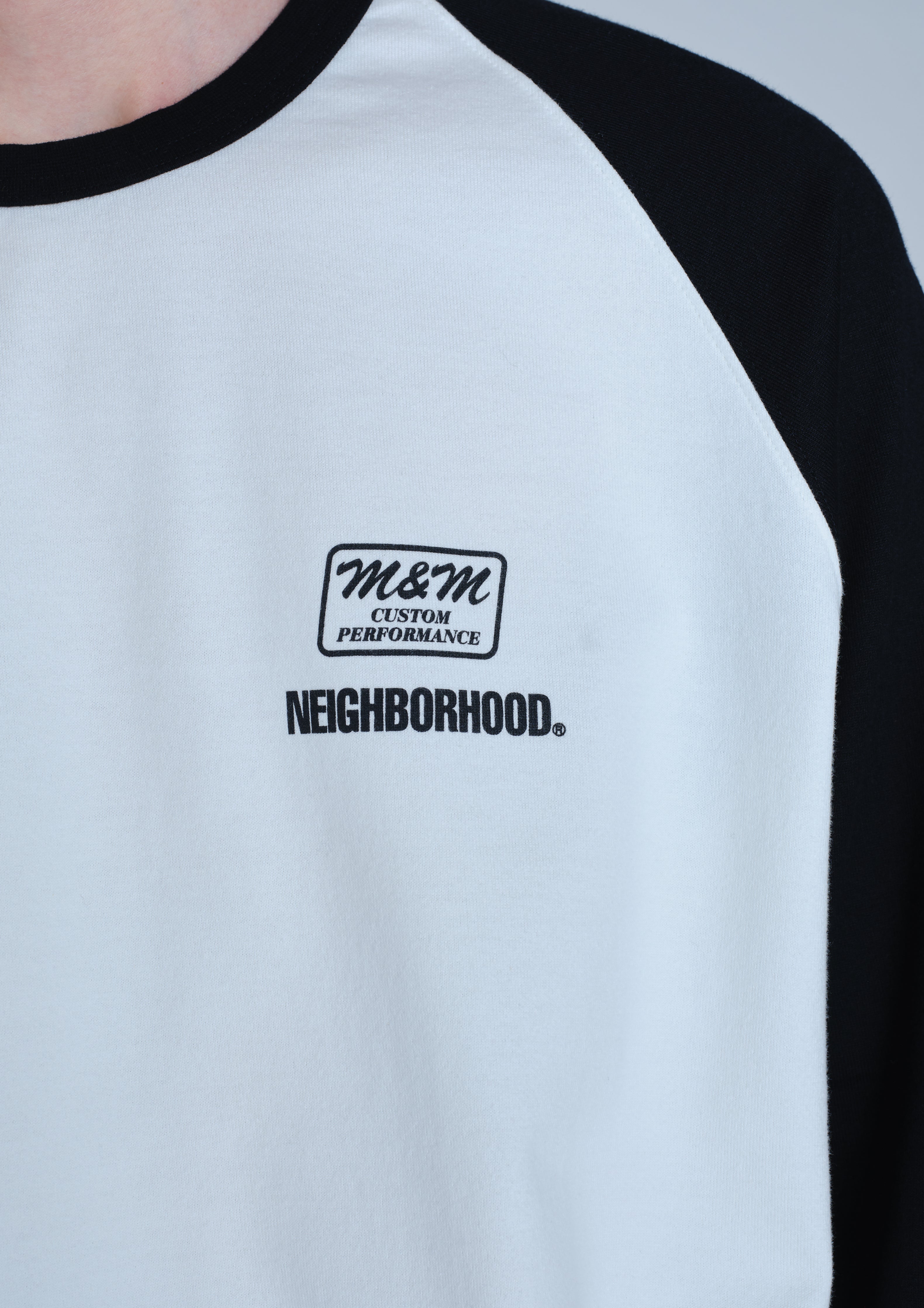 Neighborhood NH X M&M Classic Raglan 3Q Shirt Navy M