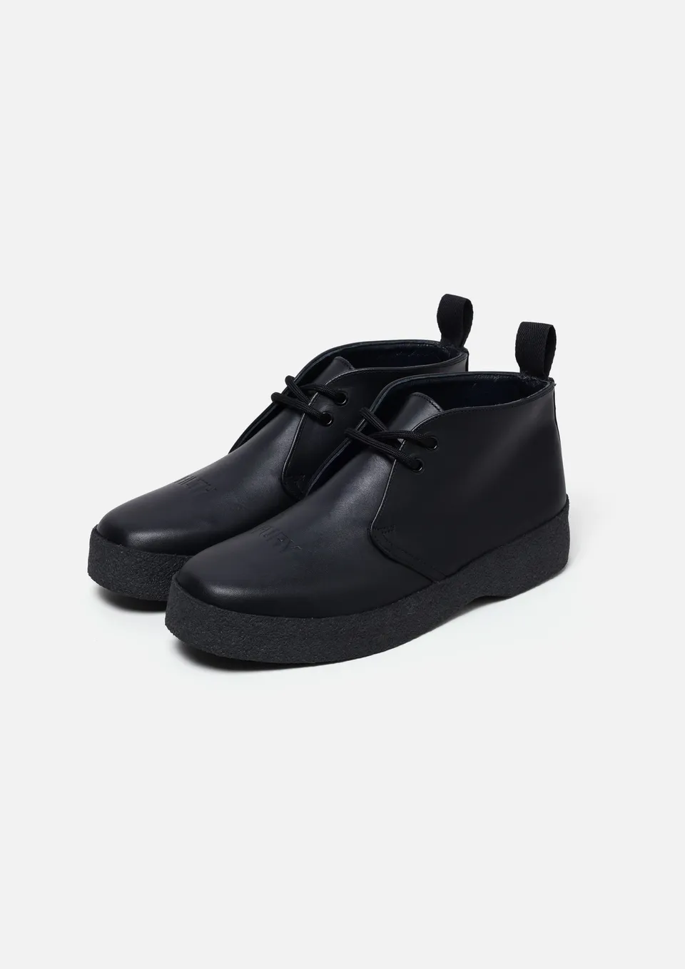 Neighborhood NH x Sanders Brit Chukka Boots Leder Schwarz