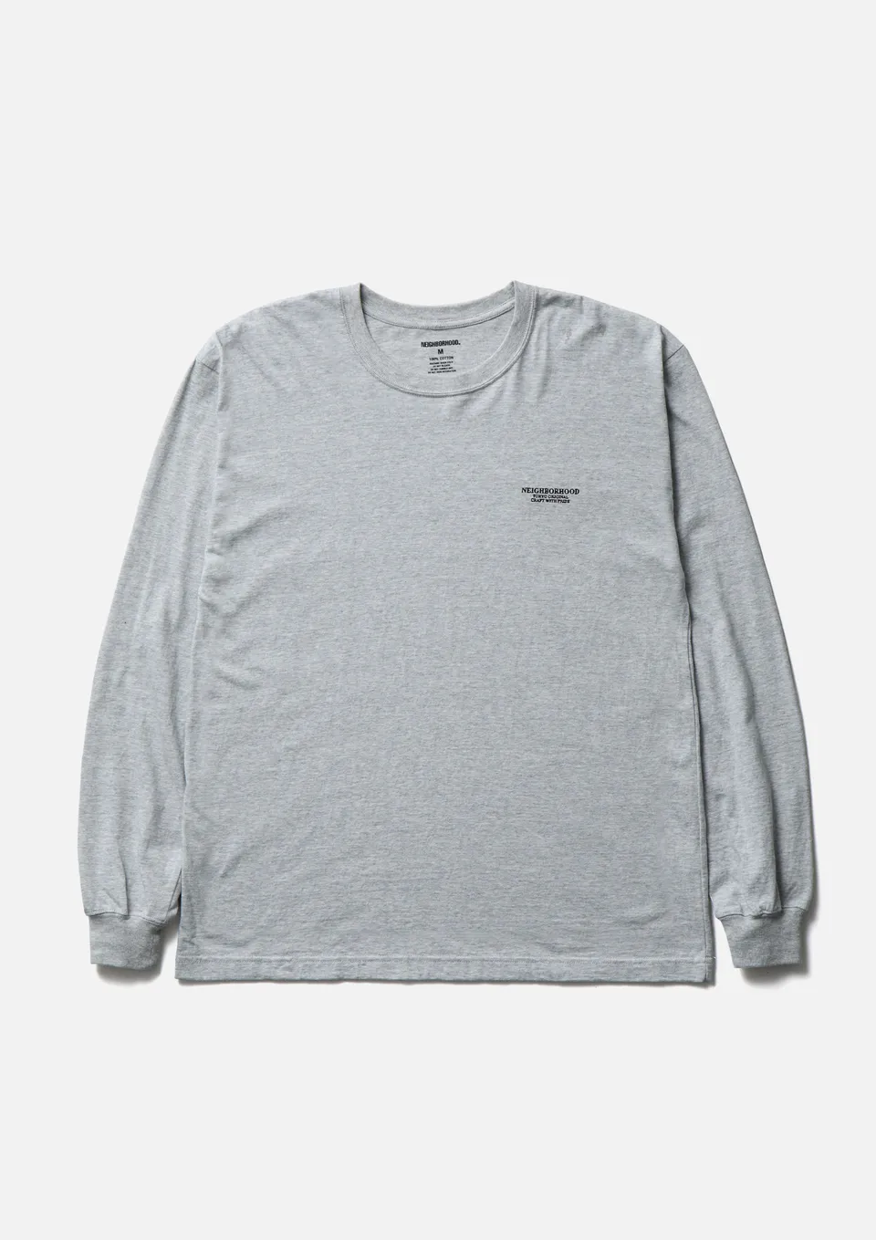 Neighborhood NH Tee LS-6 Longsleeve Grau Baumwolle