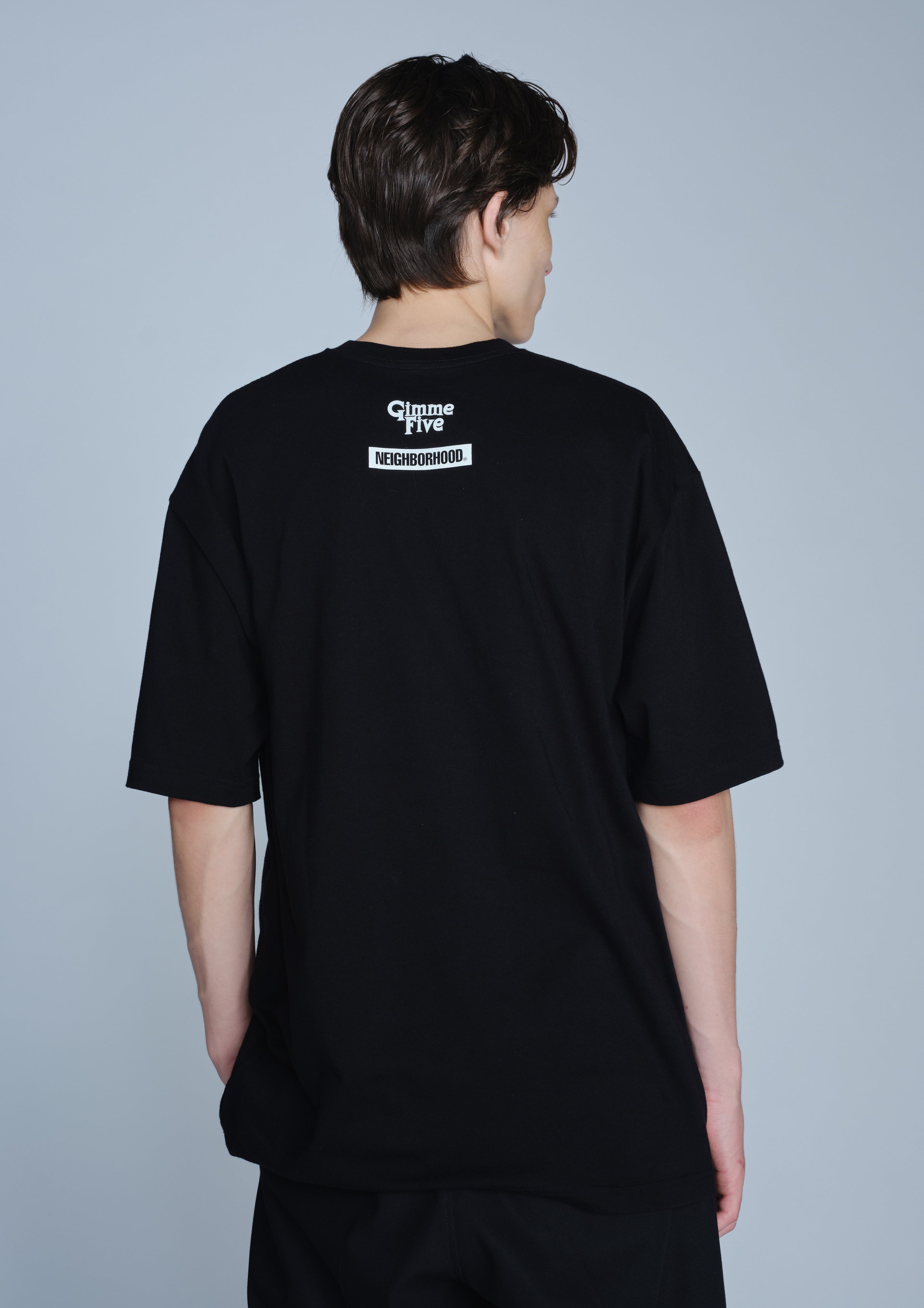 Neighborhood x Gimme Five Tee SS-3 T-Shirt Weiß M Baumwolle