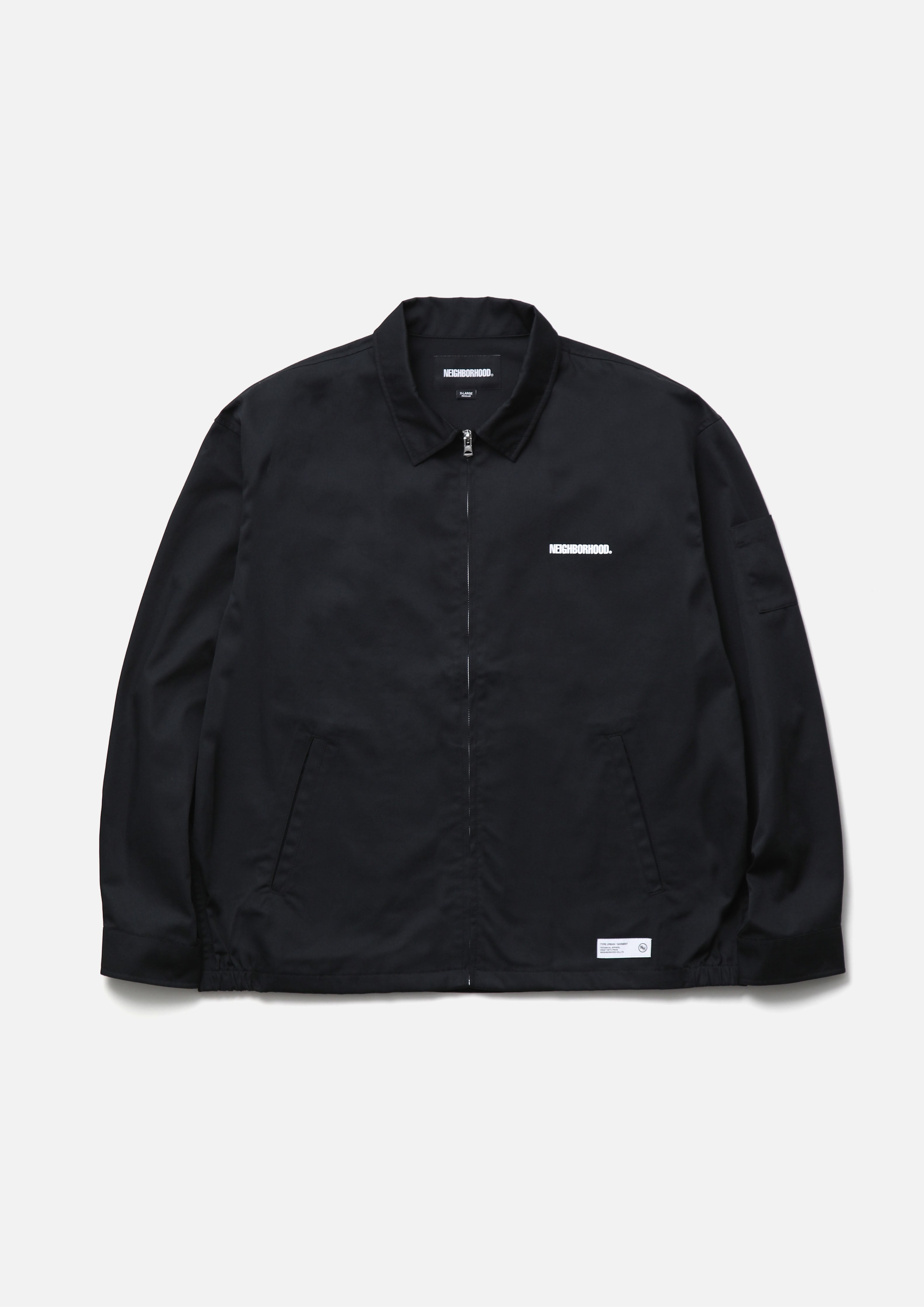 Neighborhood Zip Work Jacket-2 Jacke Schwarz M T/C-Twill