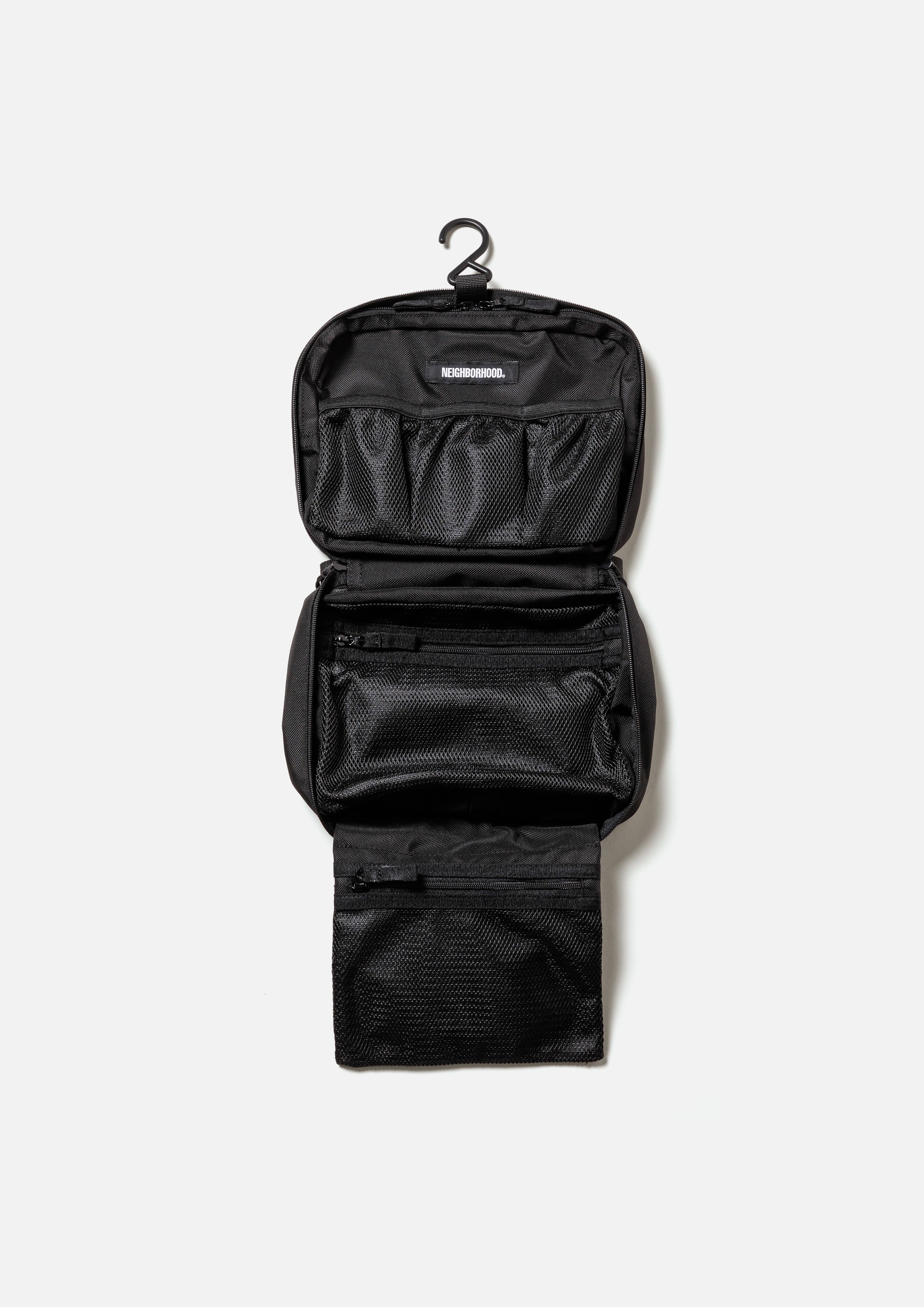 Neighborhood Travel Pouch-S Kulturtasche Nylon Schwarz Haken