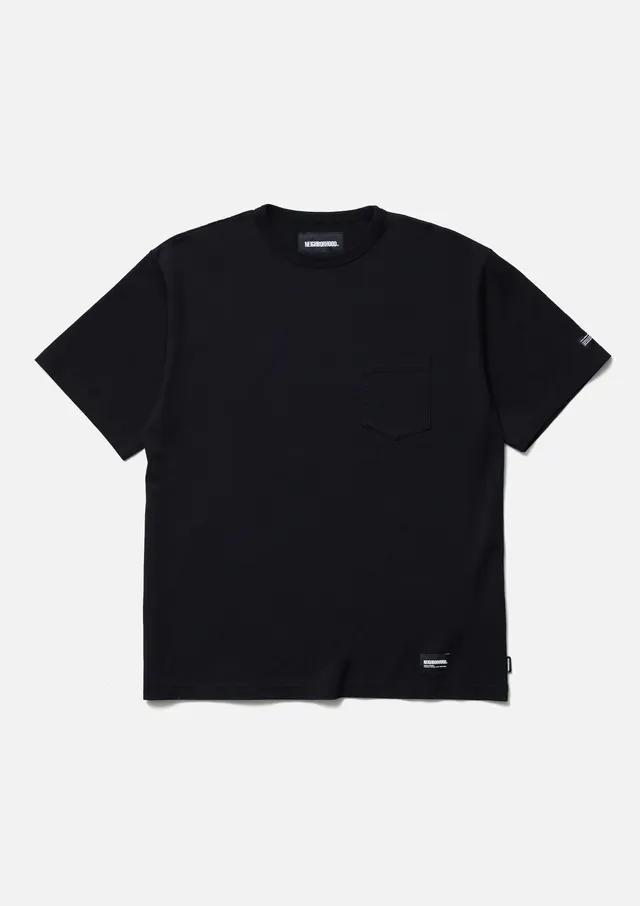 Neighborhood Classic Crewneck T-Shirt Schwarz