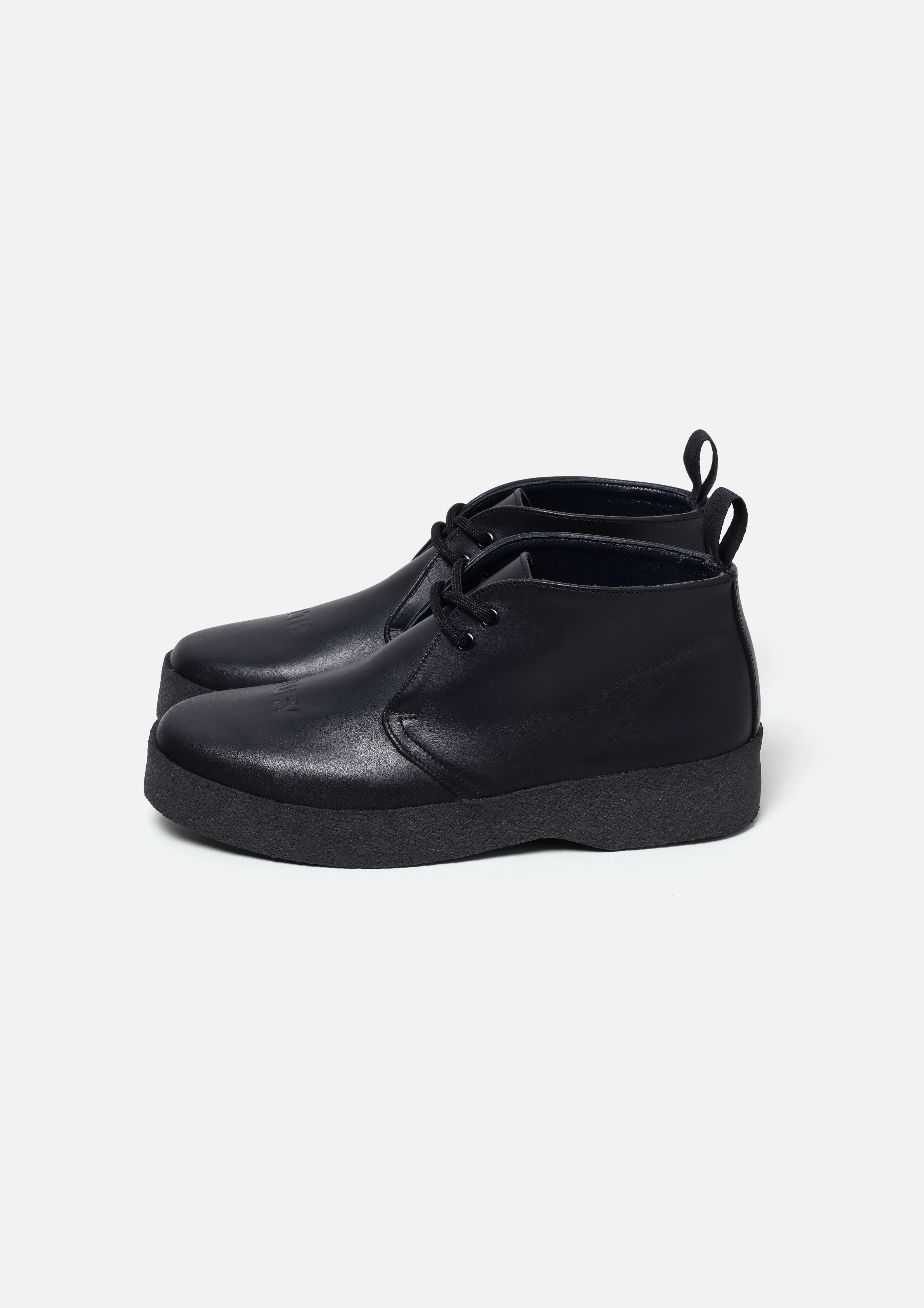 Neighborhood NH x Sanders Brit Chukka Boots Leder Schwarz