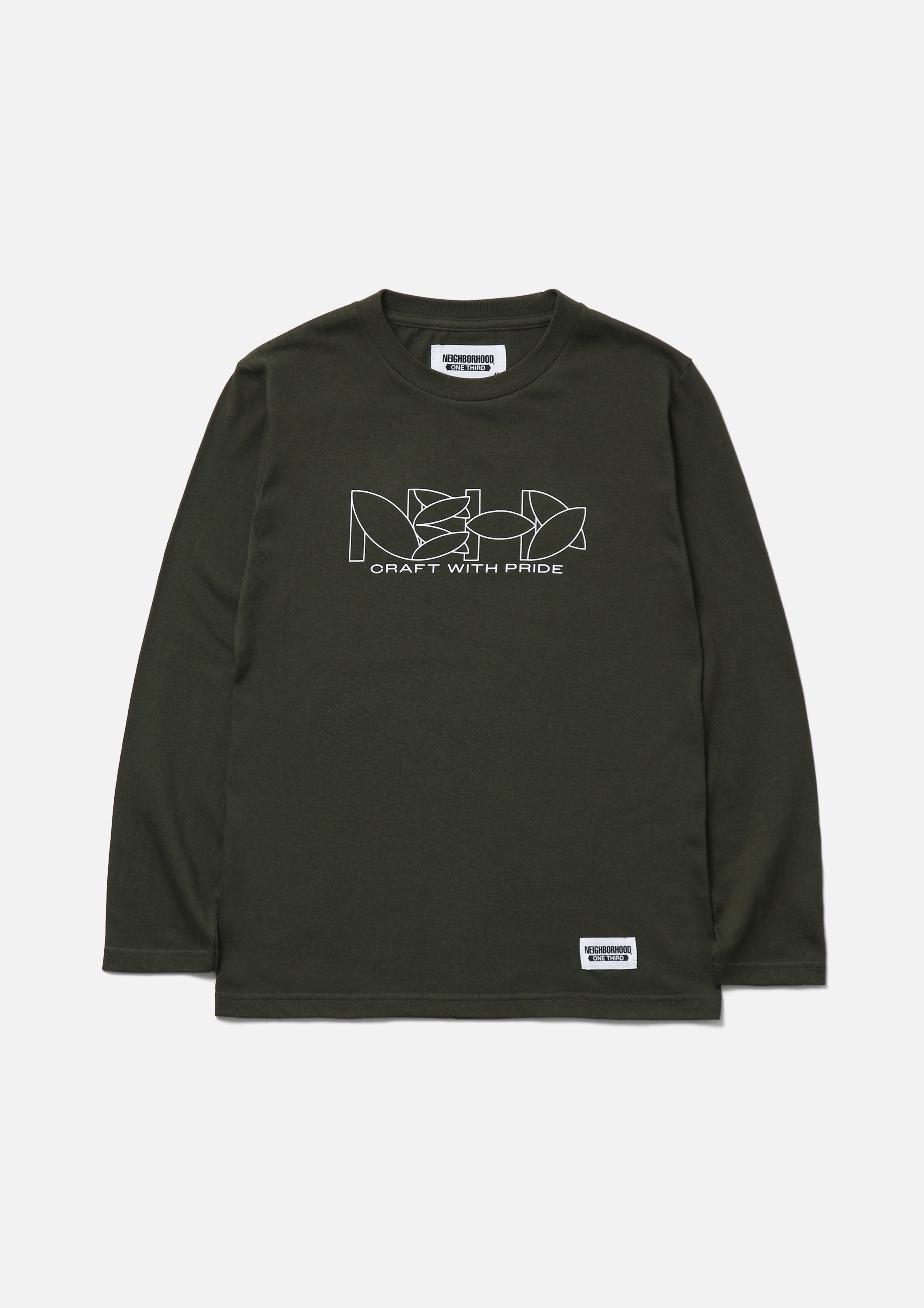 Neighborhood OT Tee LS-1 Longsleeve Oliv 130 Heavyweight