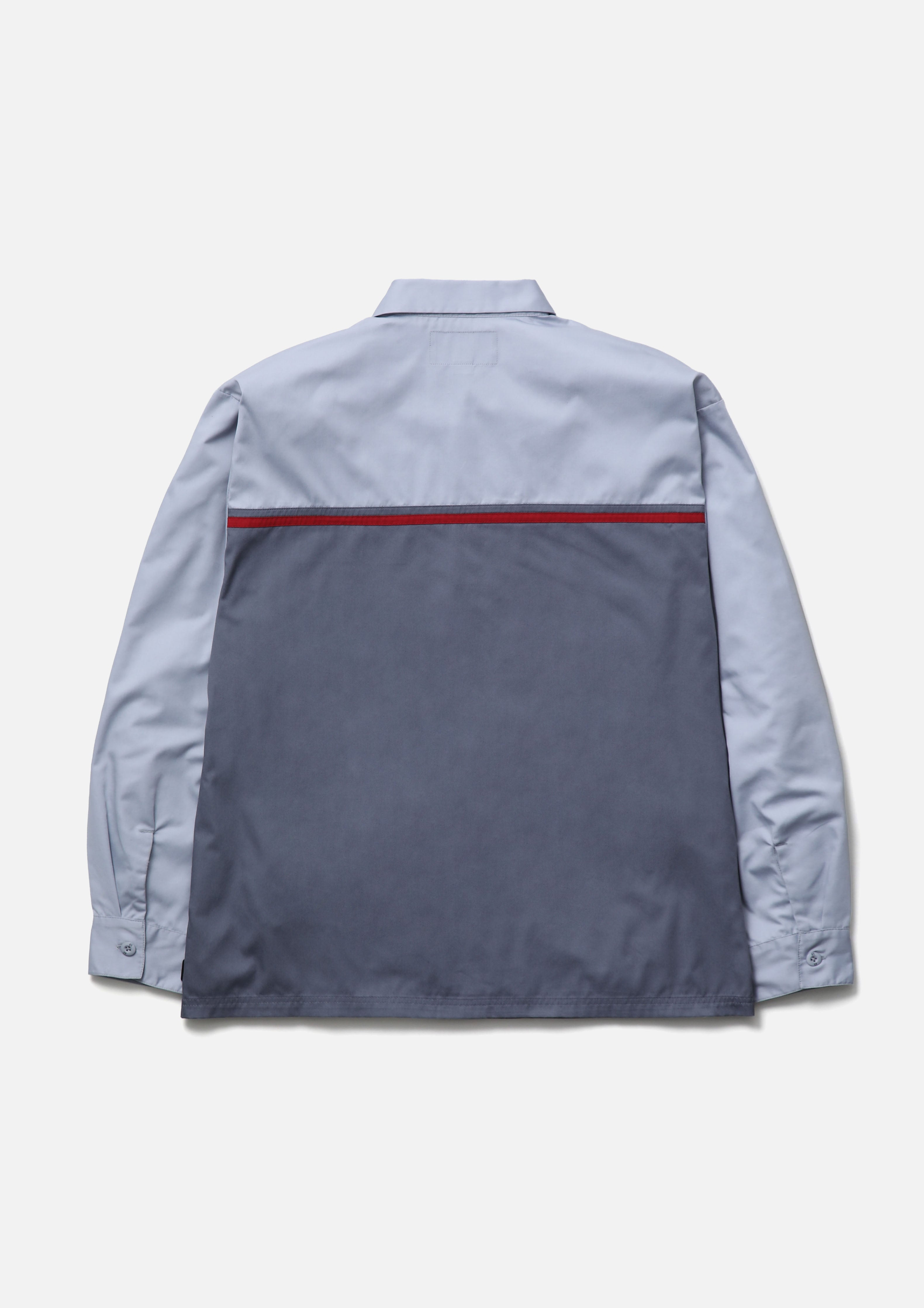 Neighborhood Bicolor Work Shirt LS Hemd Black Stickerei