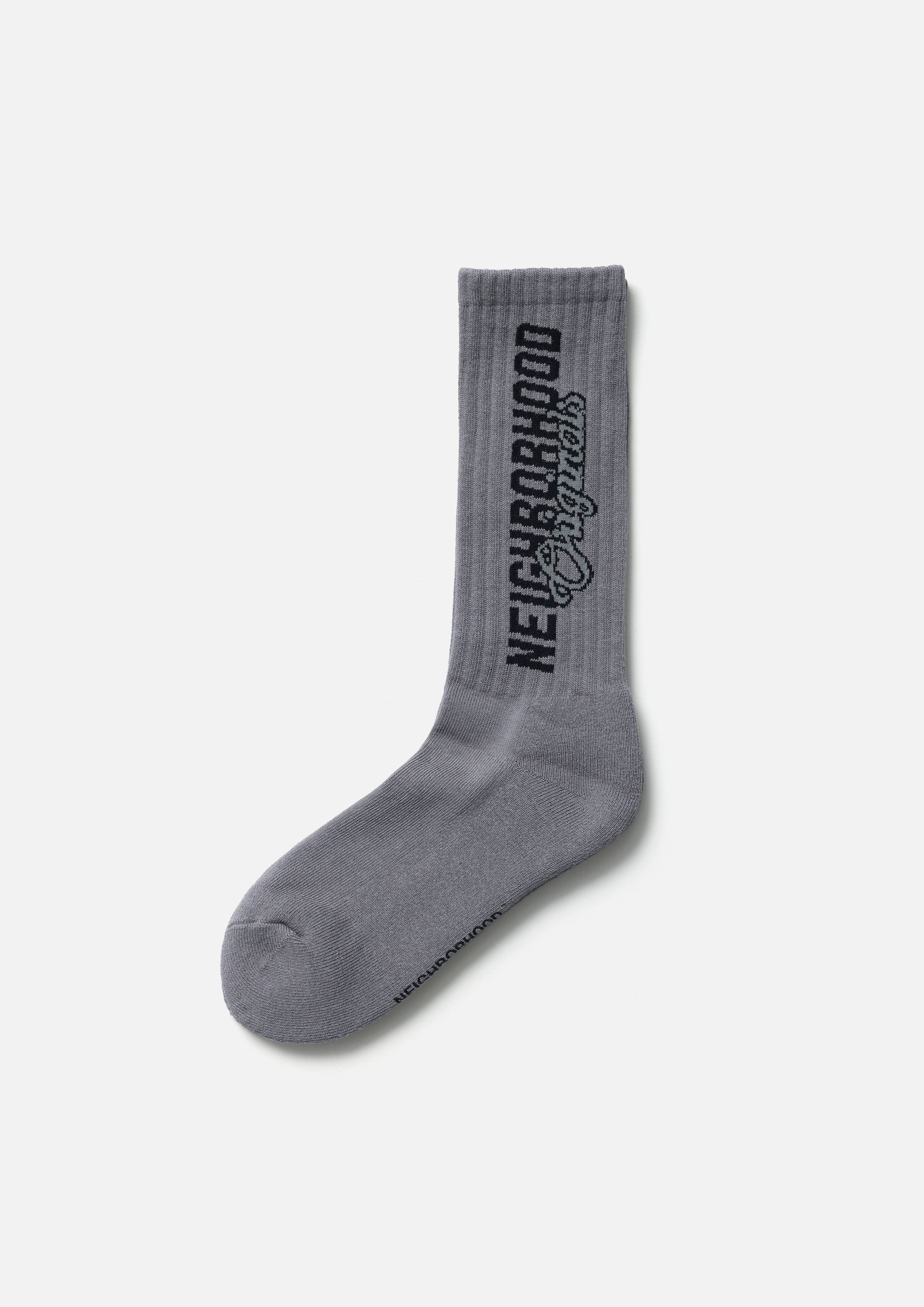 Neighborhood Logo Socks Socken Schwarz Baumwolle