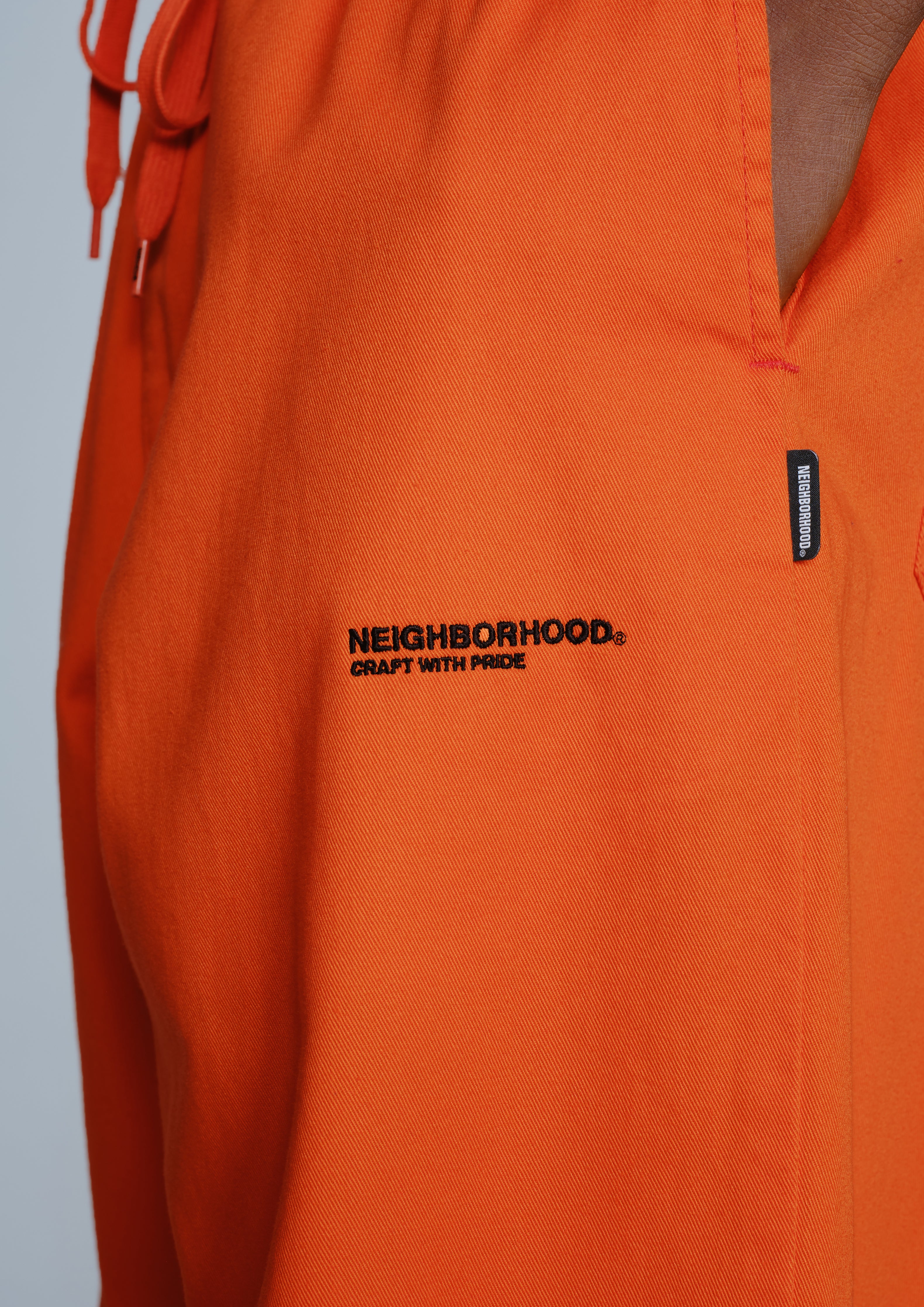 Neighborhood Easy Pants Hose Schwarz Twill Gummibund