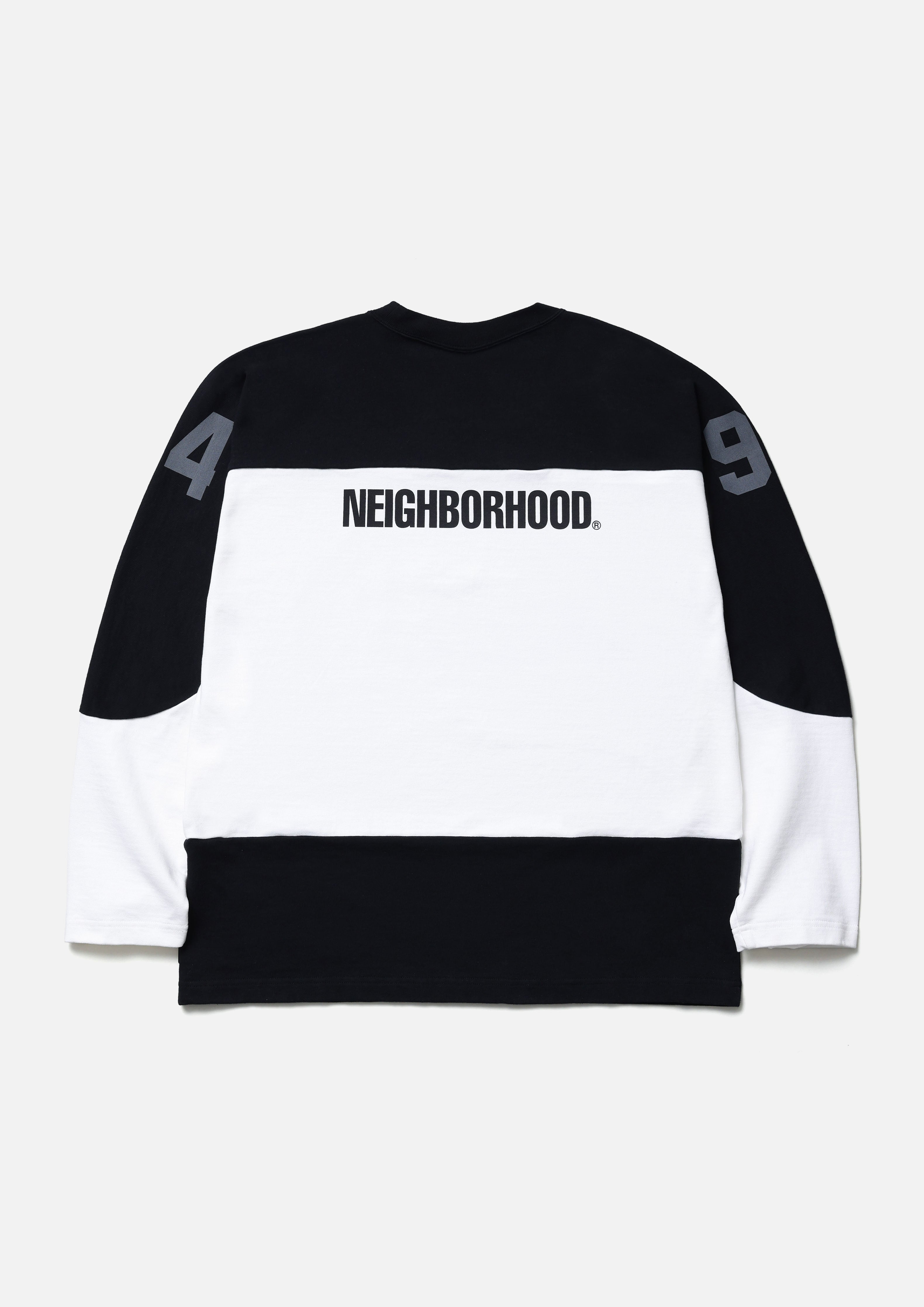 Neighborhood Hockey Shirt T-Shirt weiß Baumwolle bedruckt