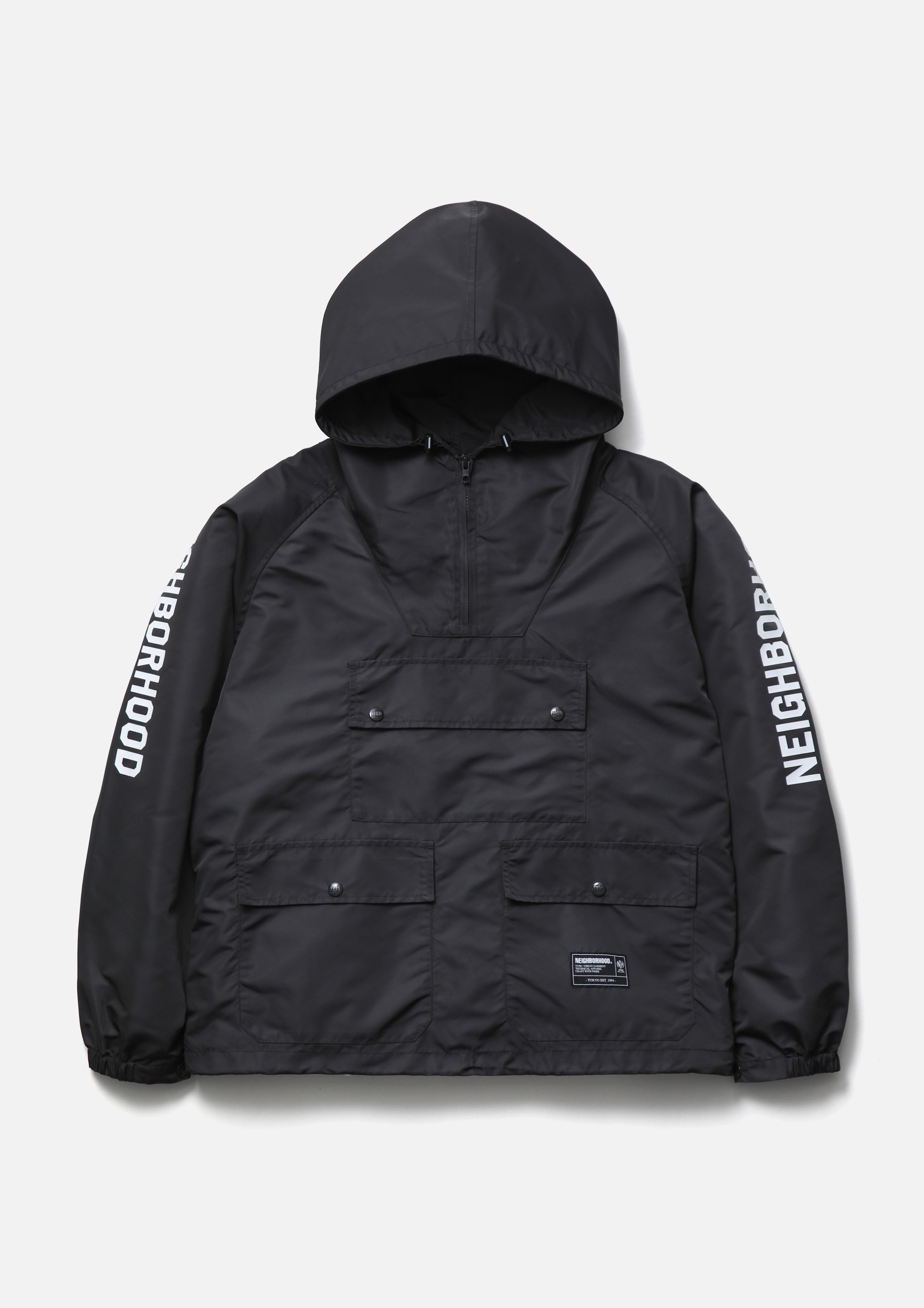 Neighborhood Jackets Anorak Jacket Nylon Schwarz M
