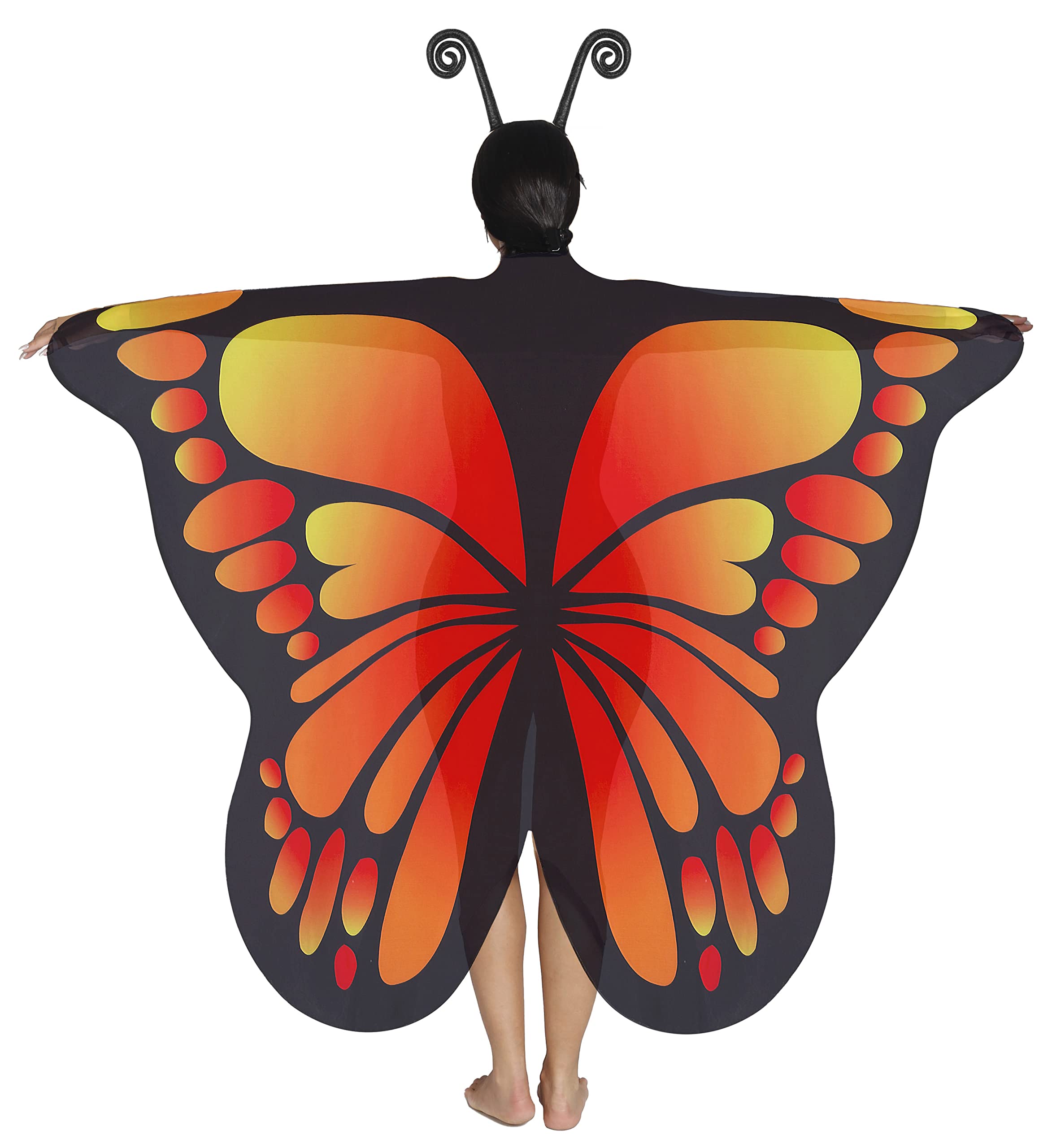 Fairycos Schmetterlingsflügel Kostüm Damen Chiffon