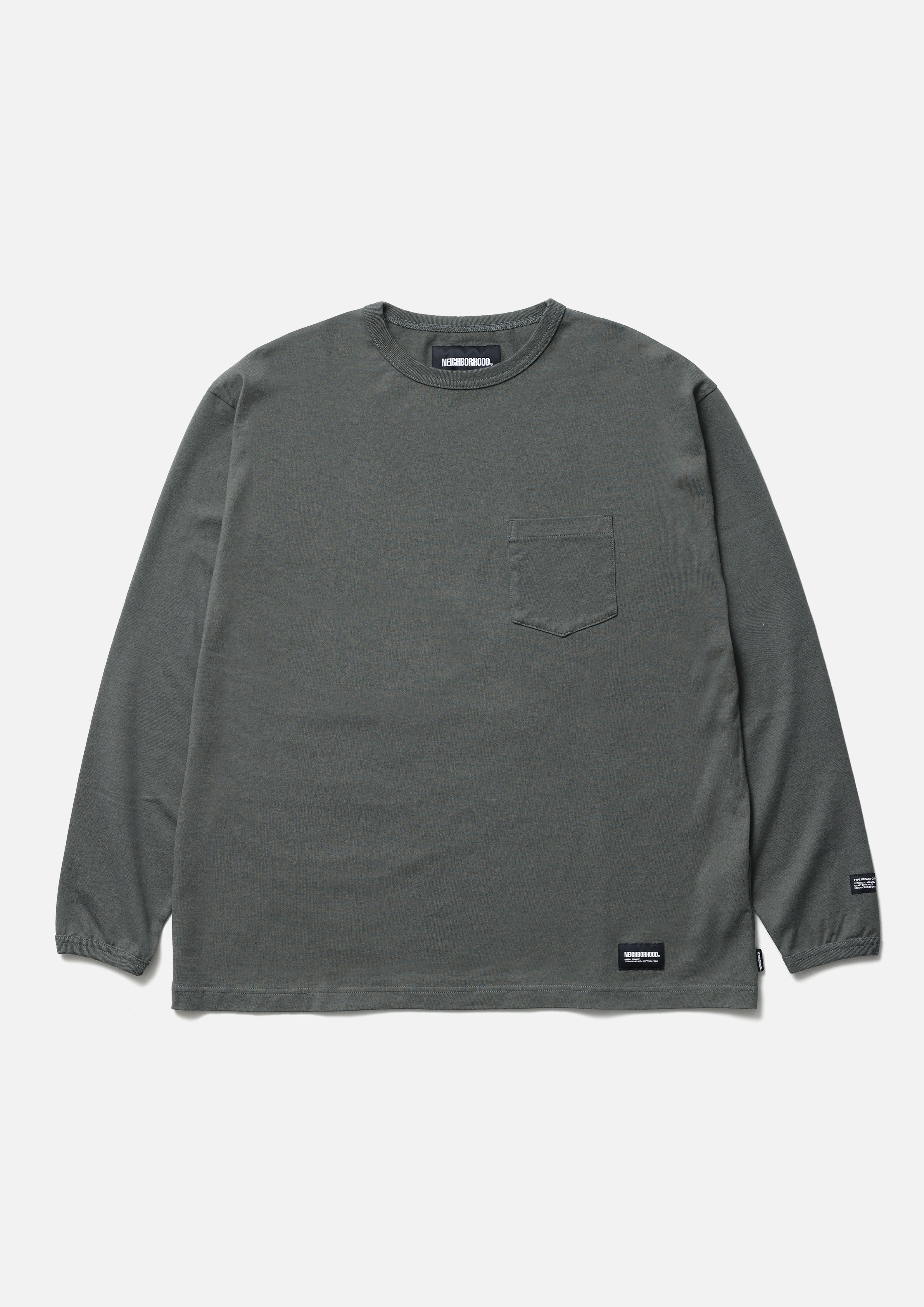 Neighborhood Classic Crewneck LS Longsleeve Weiß Baumwolle