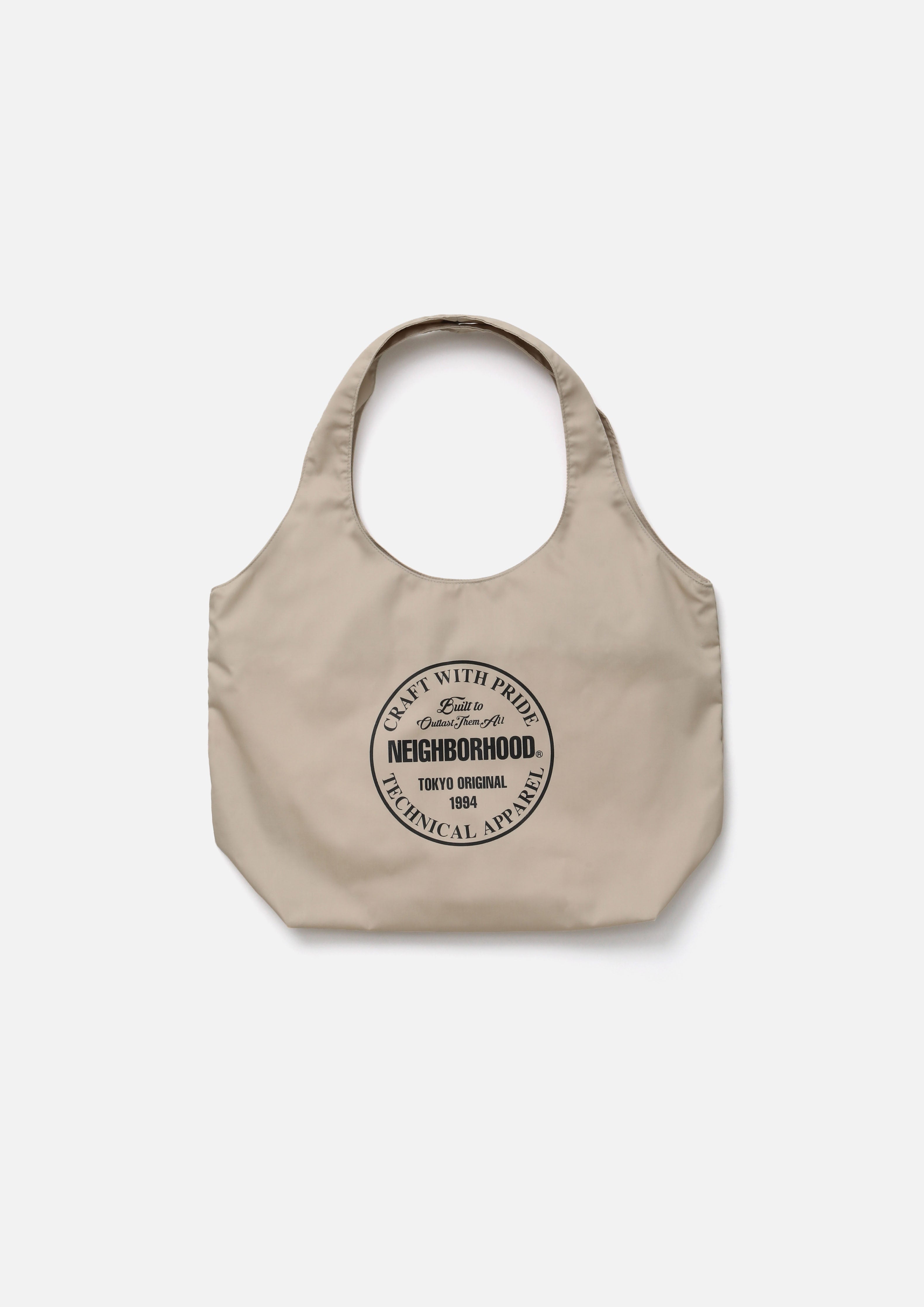 Neighborhood Logo Monk Bag Tasche Schwarz TC-Twill