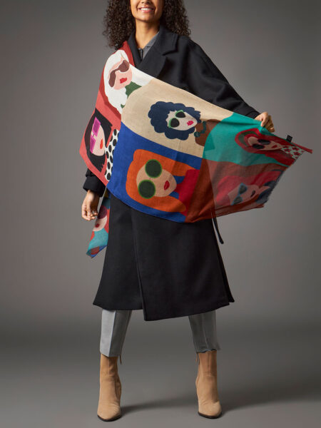 Barbieri Fashion Schal Wolle elegant Made in Italy