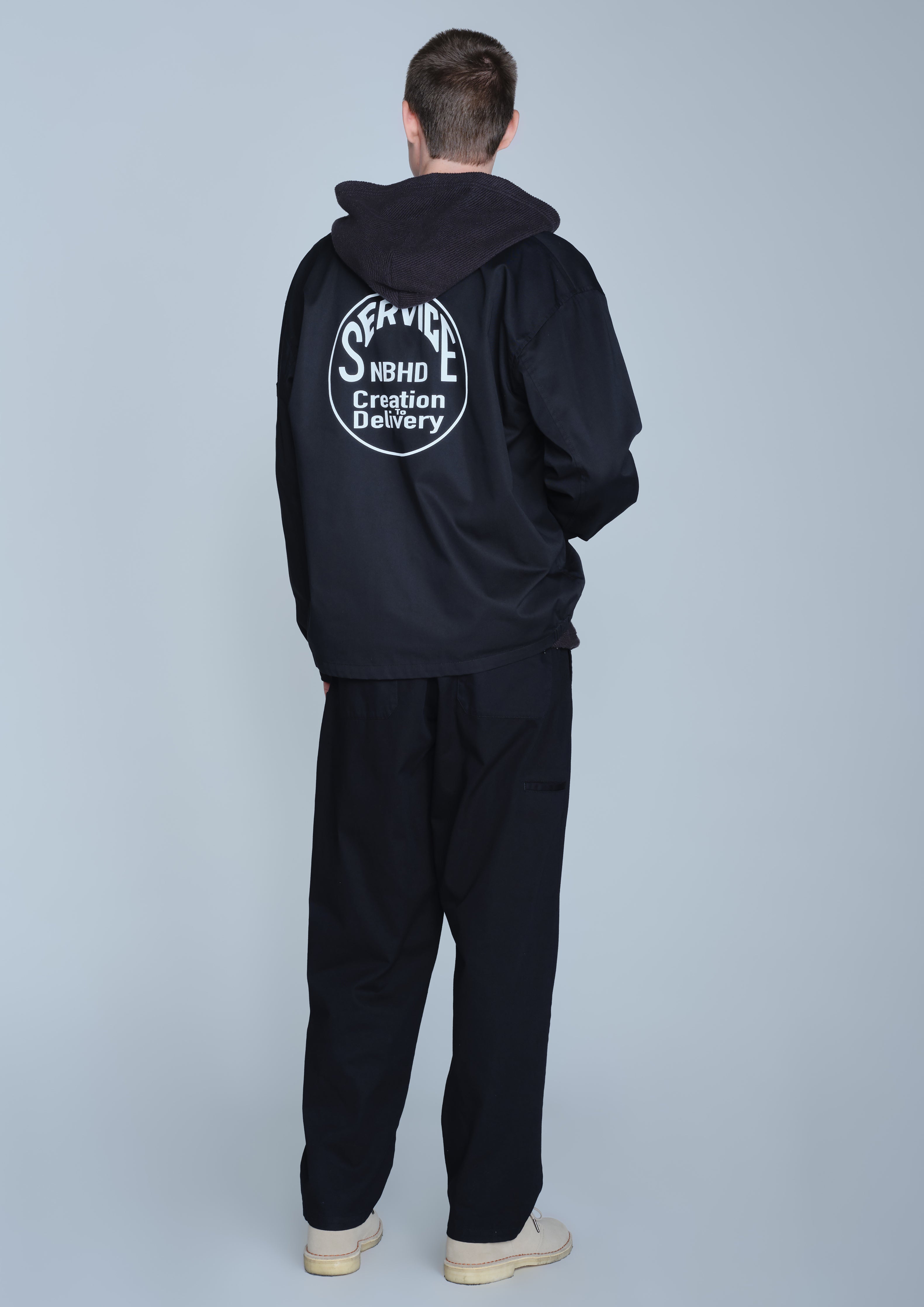 Neighborhood Zip Work Jacket-2 Jacke Schwarz M T/C-Twill