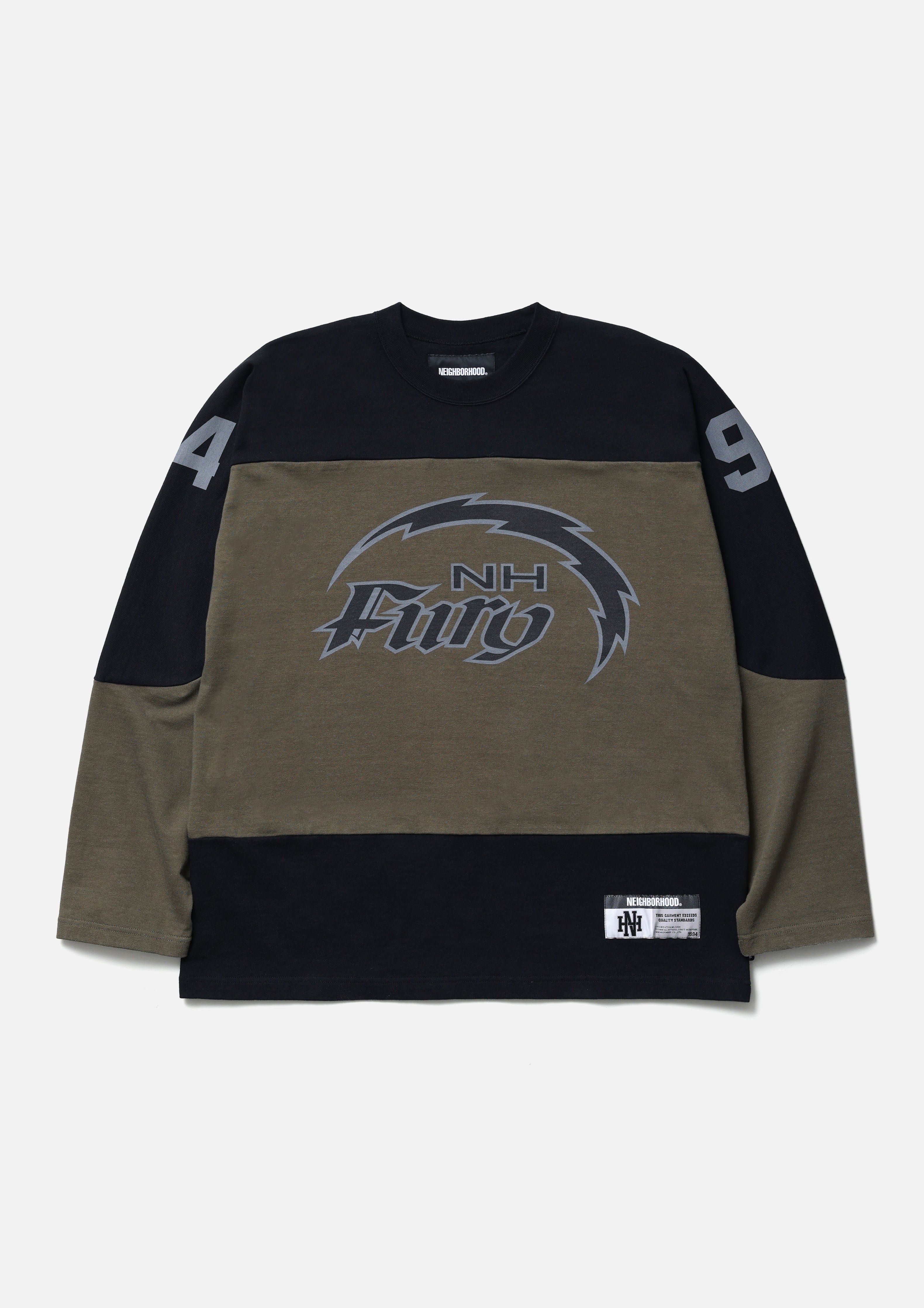 Neighborhood Hockey Shirt T-Shirt weiß Baumwolle bedruckt