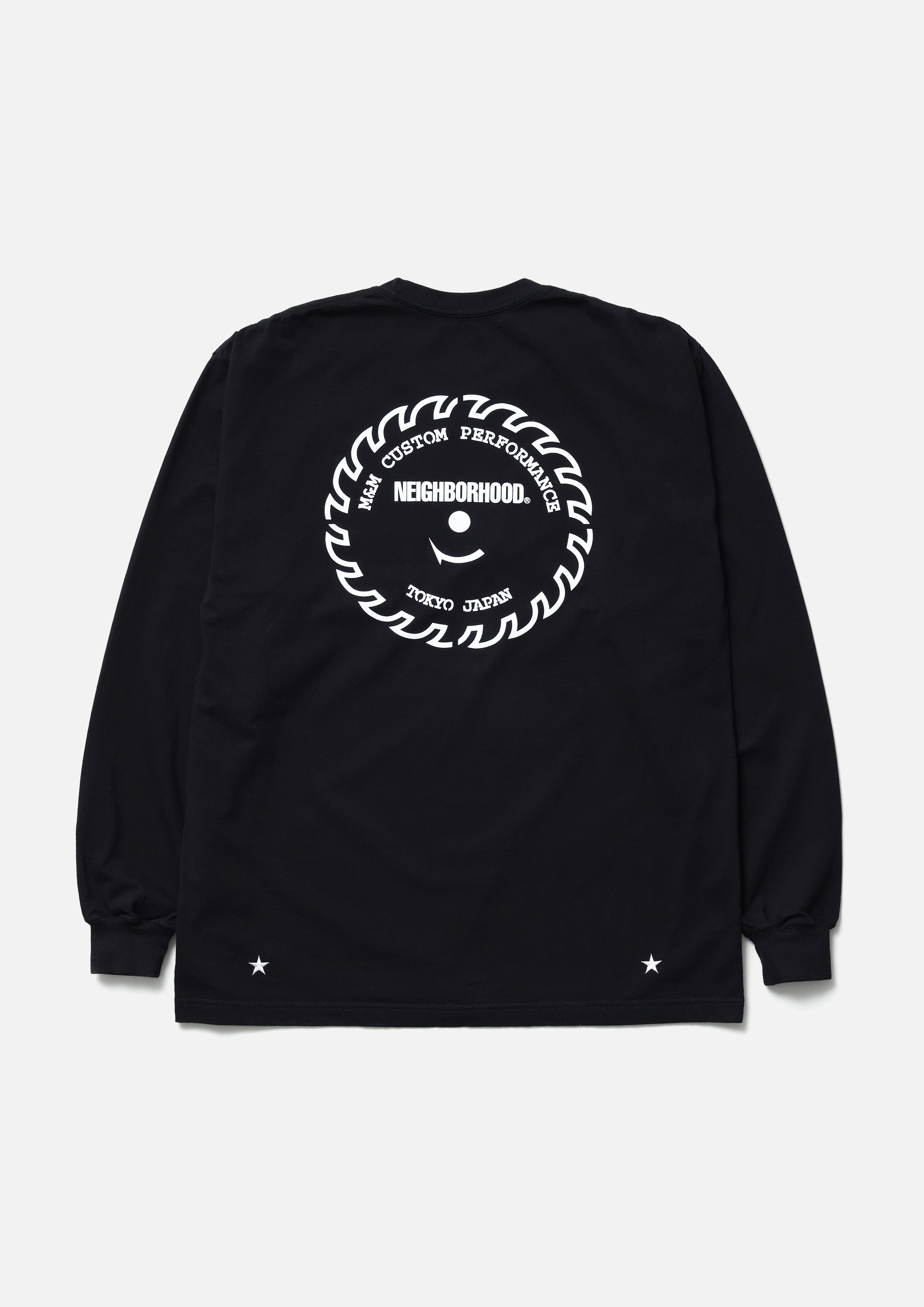 Neighborhood NH x M&M Tee LS Longsleeve Schwarz Print