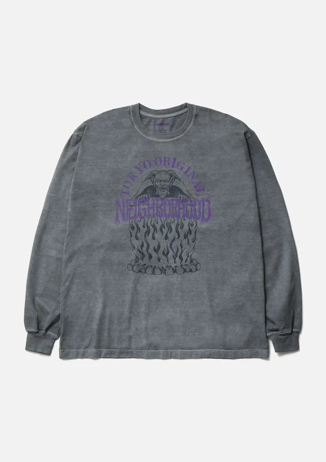 Neighborhood NH Tee LS-3 Longsleeve Grau