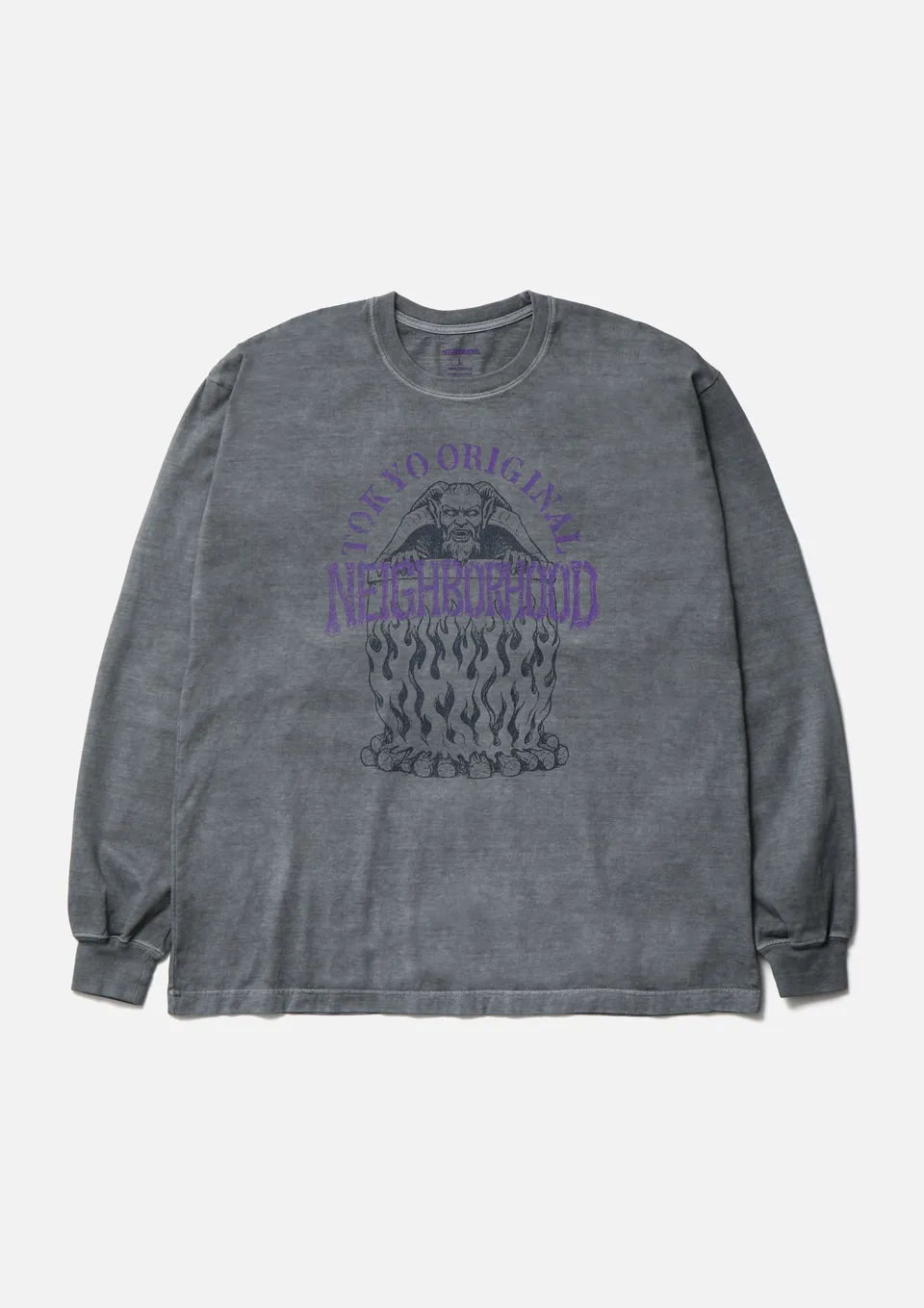 Neighborhood NH Tee LS-3 Longsleeve Grau
