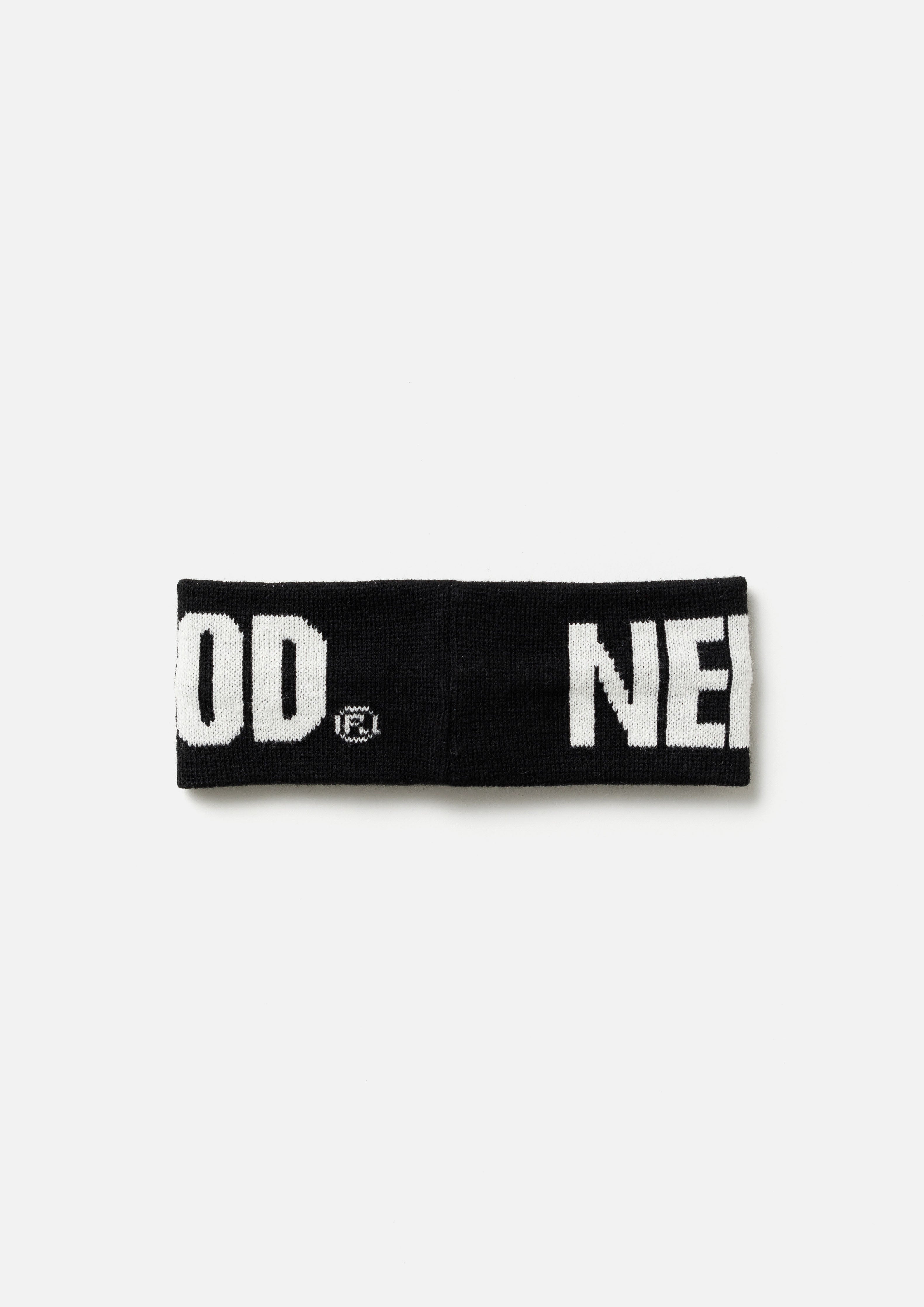 Neighborhood Logo Hair Band Stirnband Weiß