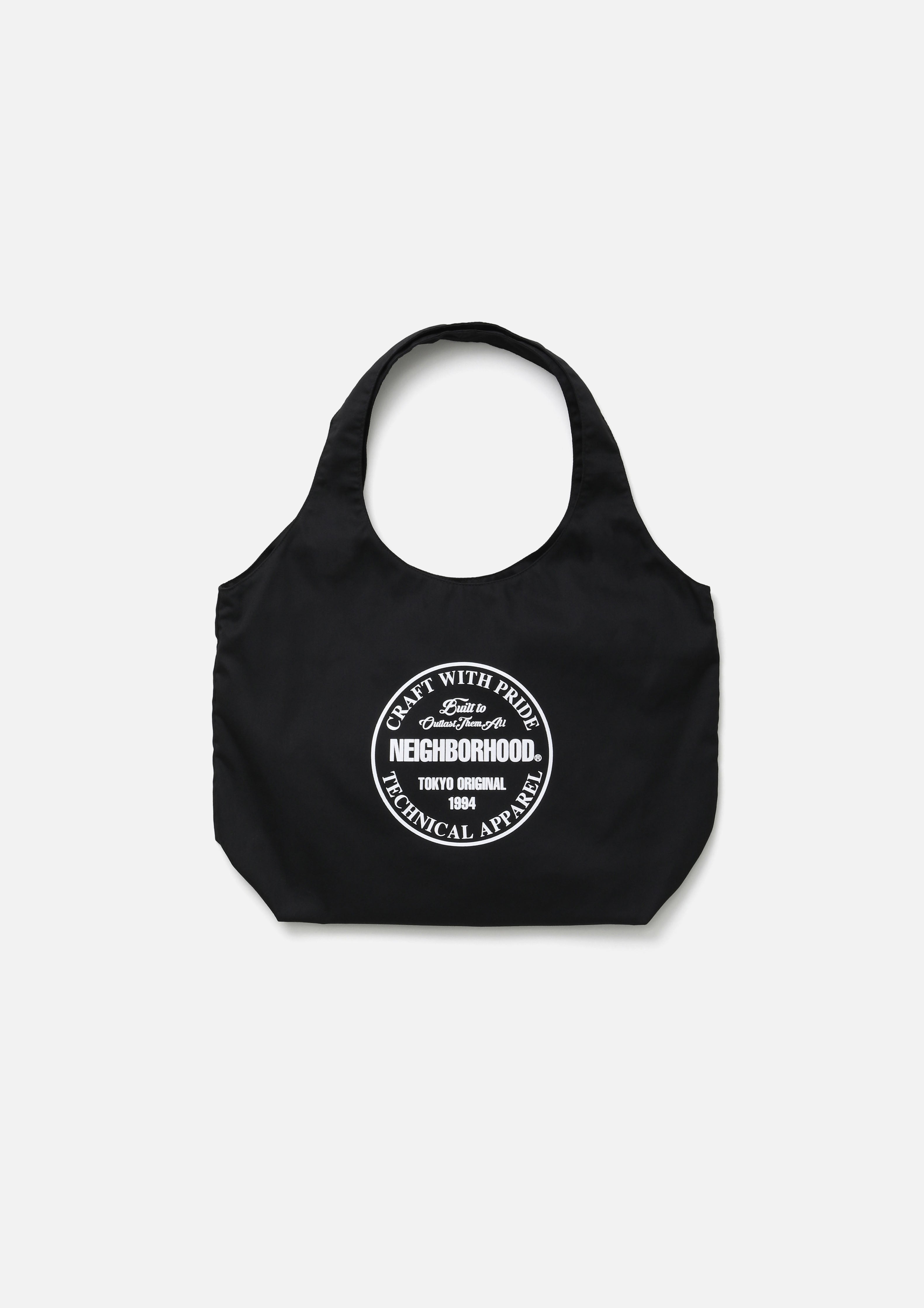 Neighborhood Logo Monk Bag Tasche Schwarz TC-Twill