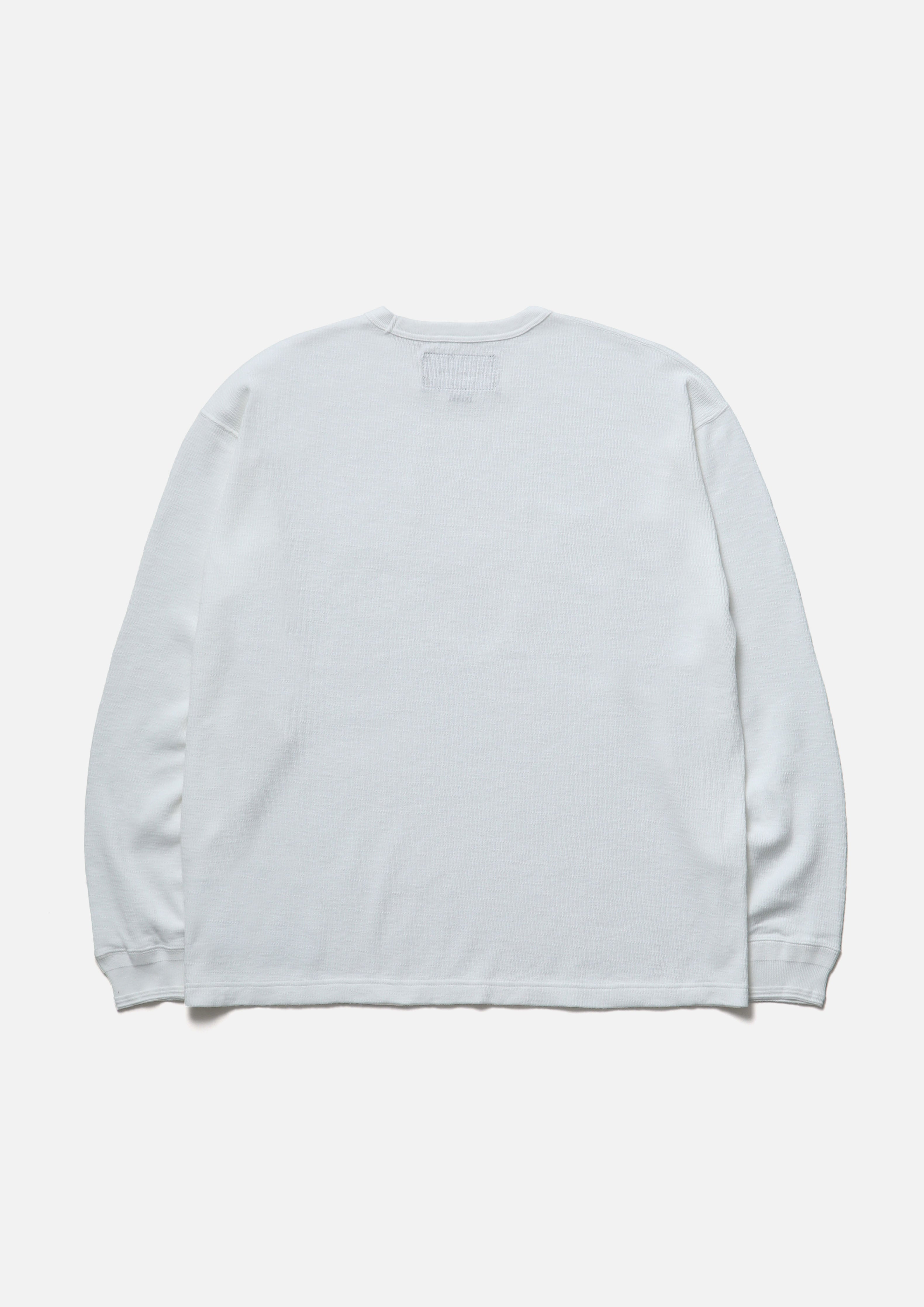 Neighborhood Honeycomb Crewneck LS Longsleeve Schwarz Waffle