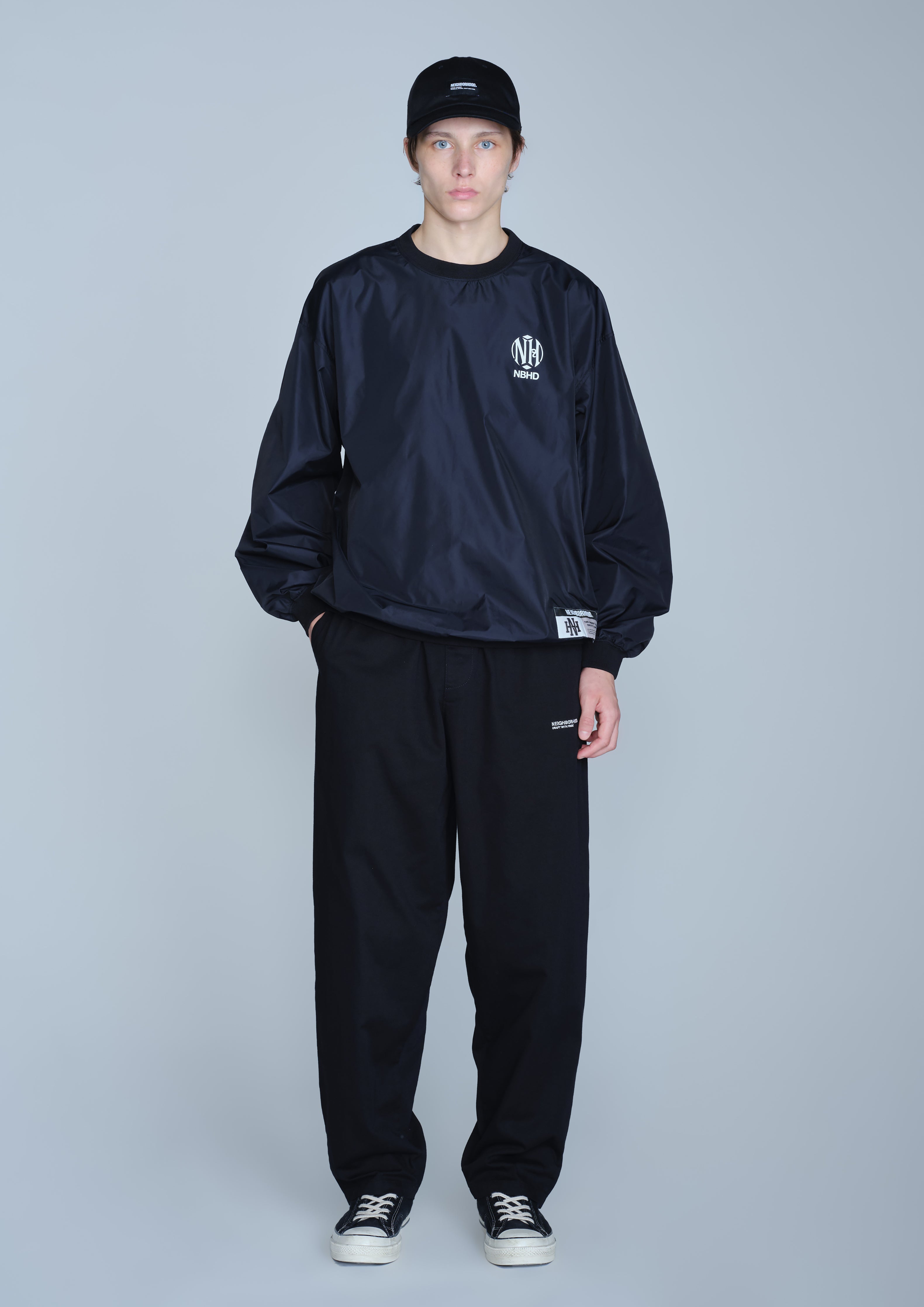 Neighborhood Pullover Shirt LS Hemd Schwarz
