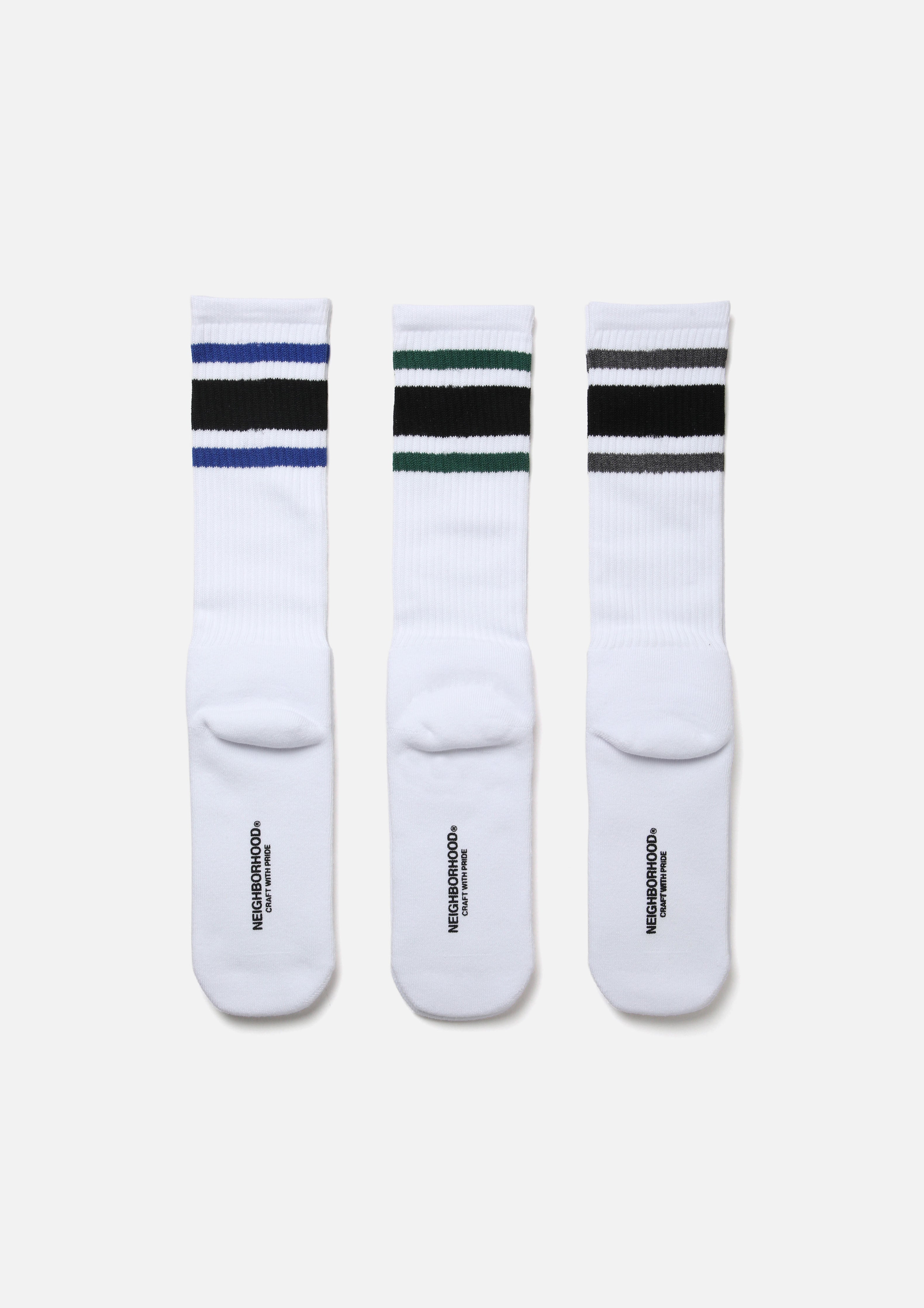Neighborhood Classic 3Pack Socken Weiß 3er Baumwolle