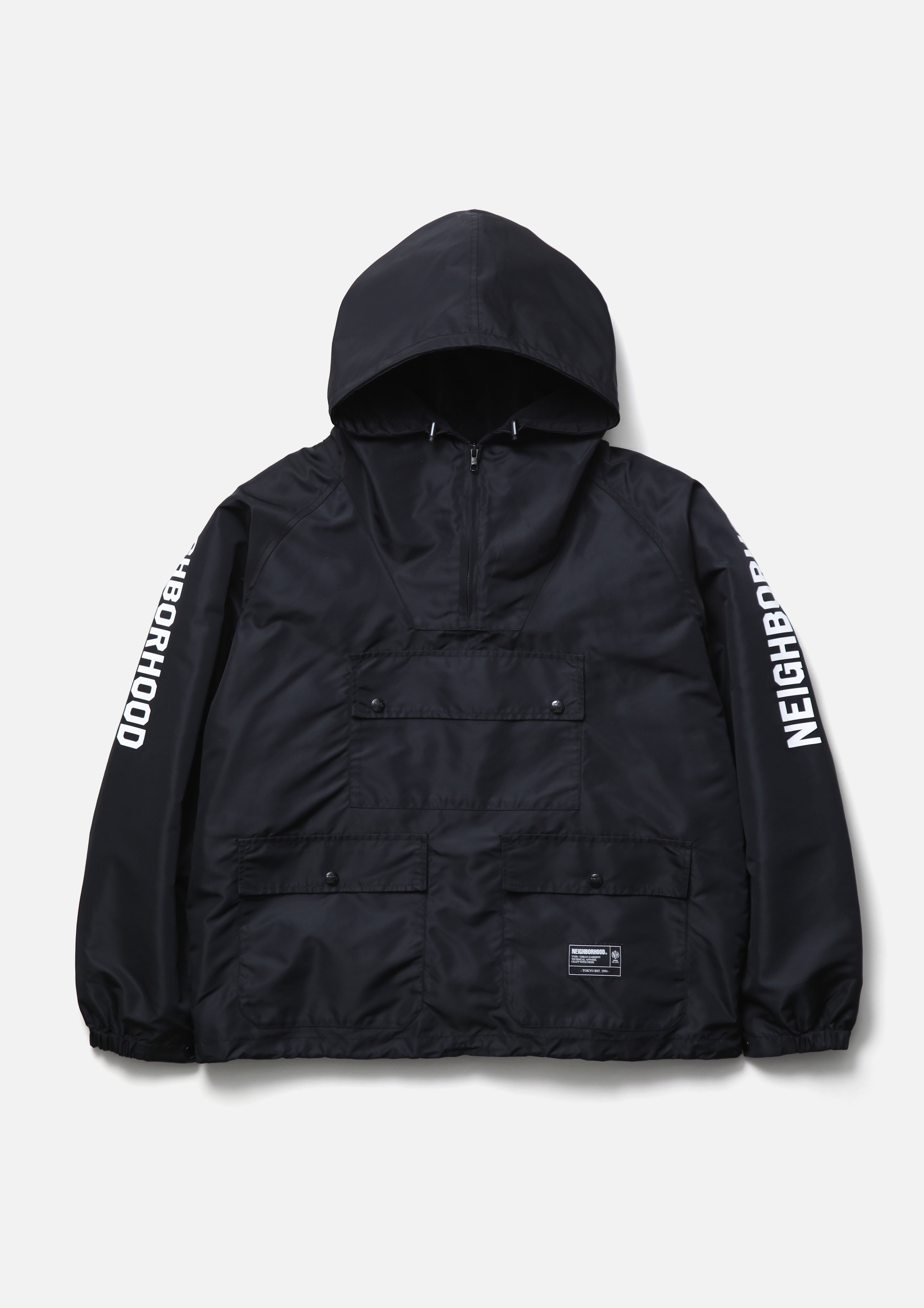 Neighborhood Jackets Anorak Jacket Nylon Schwarz M