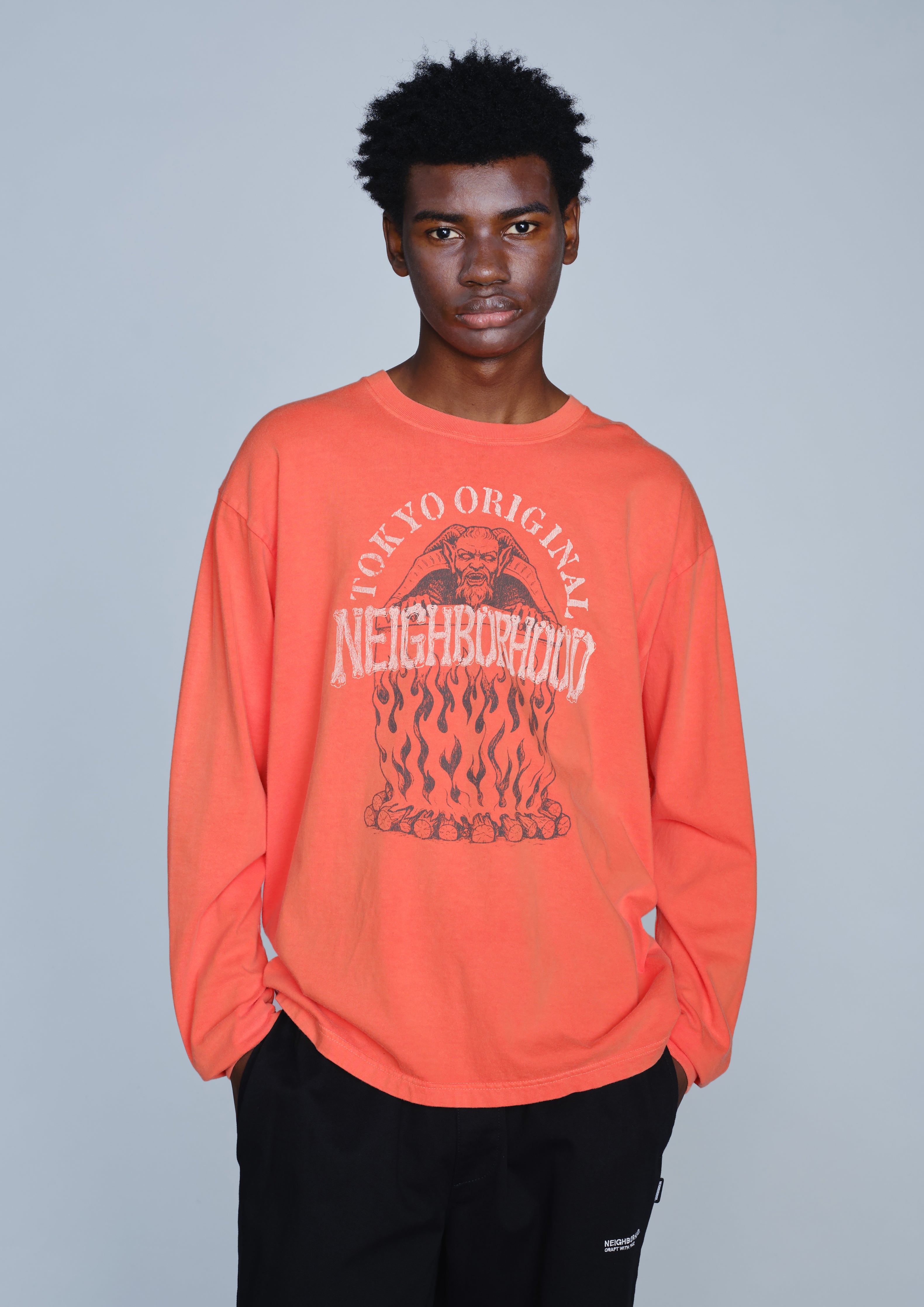 Neighborhood NH Tee LS-3 Longsleeve Grau