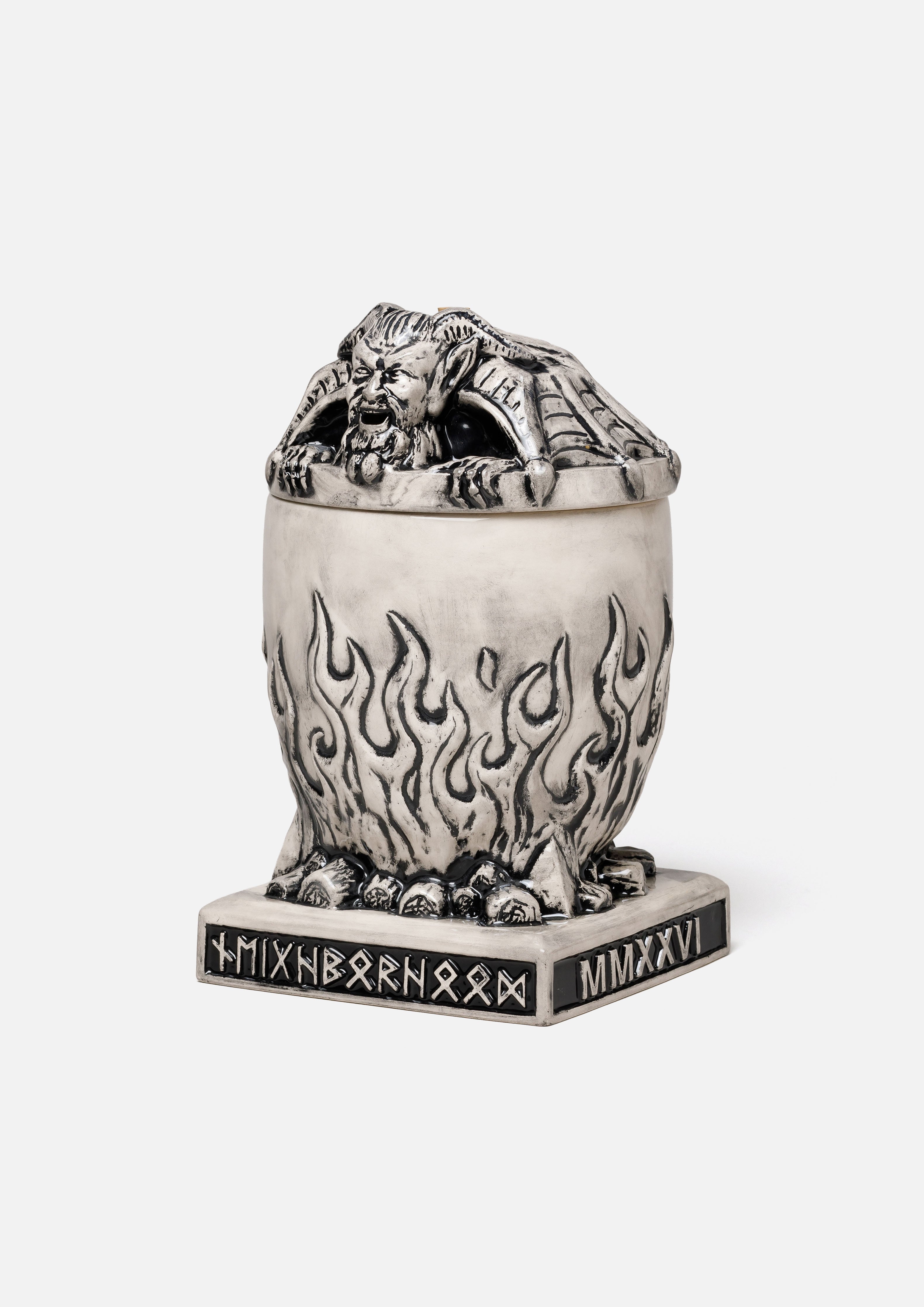 Neighborhood Cauldron Incense Chamber Räucherhalter Schwarz