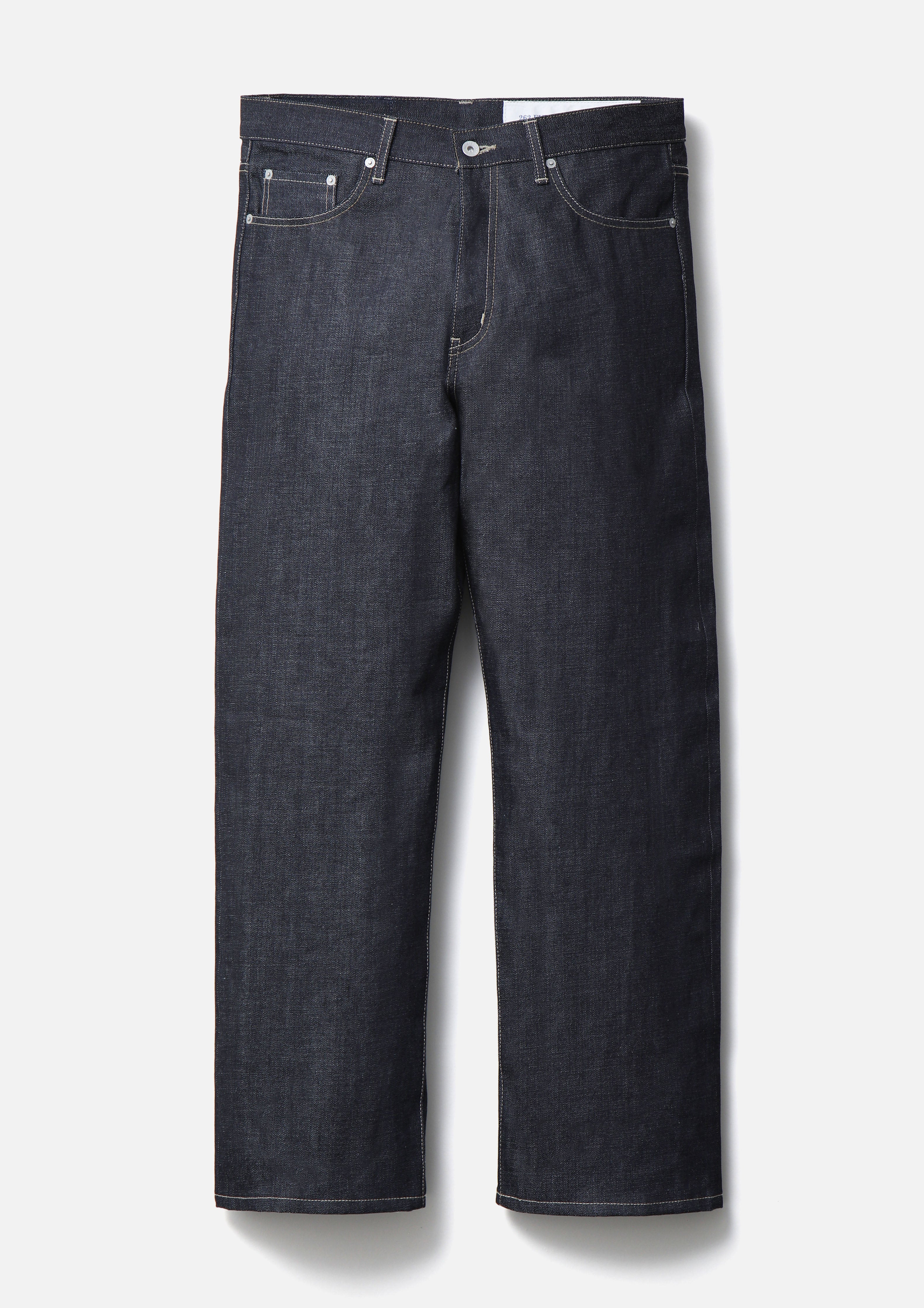 Neighborhood Rigid Denim Full Cut Pants Jeans Schwarz