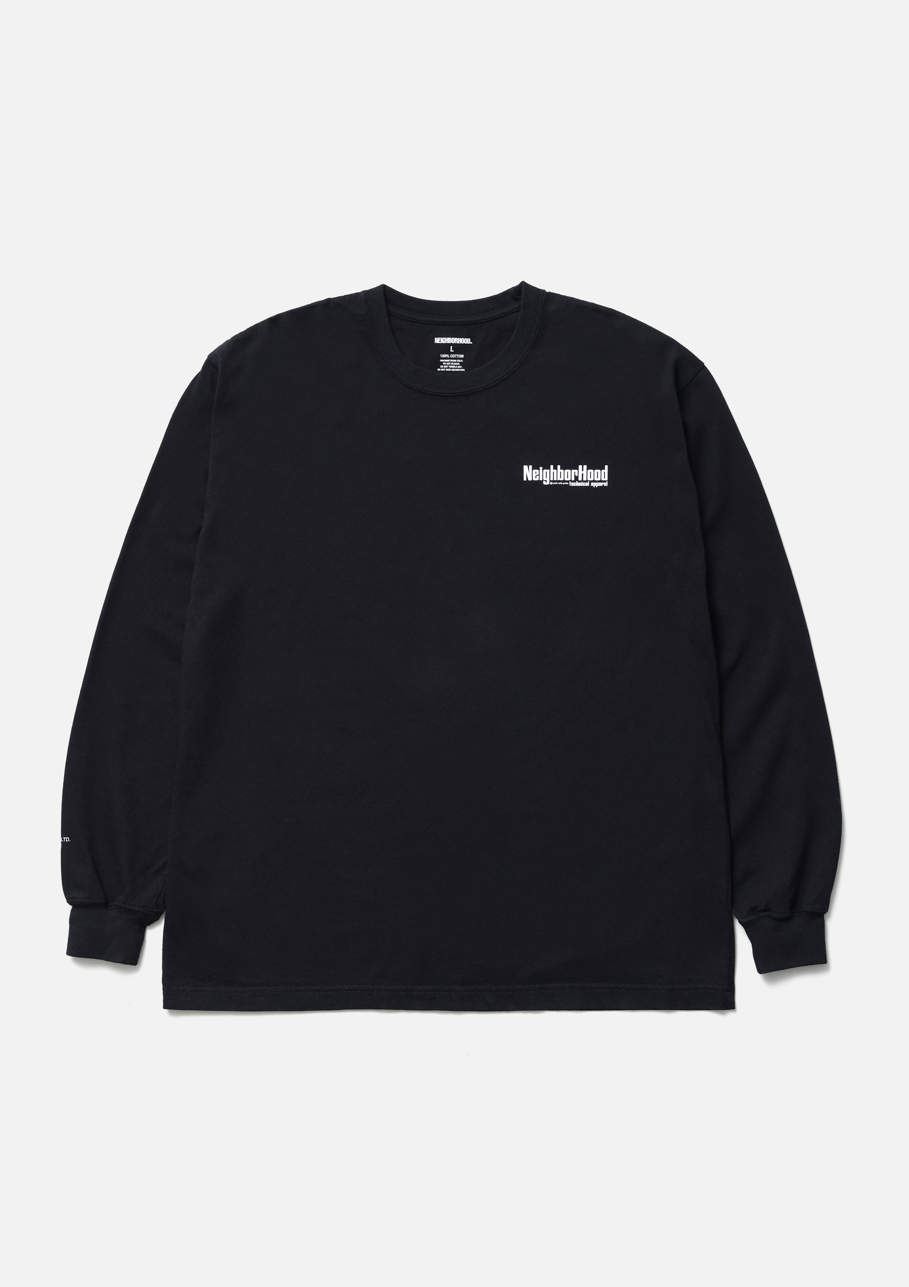 Neighborhood NH Tee LS-14 Langarmshirt Charcoal Baumwolle