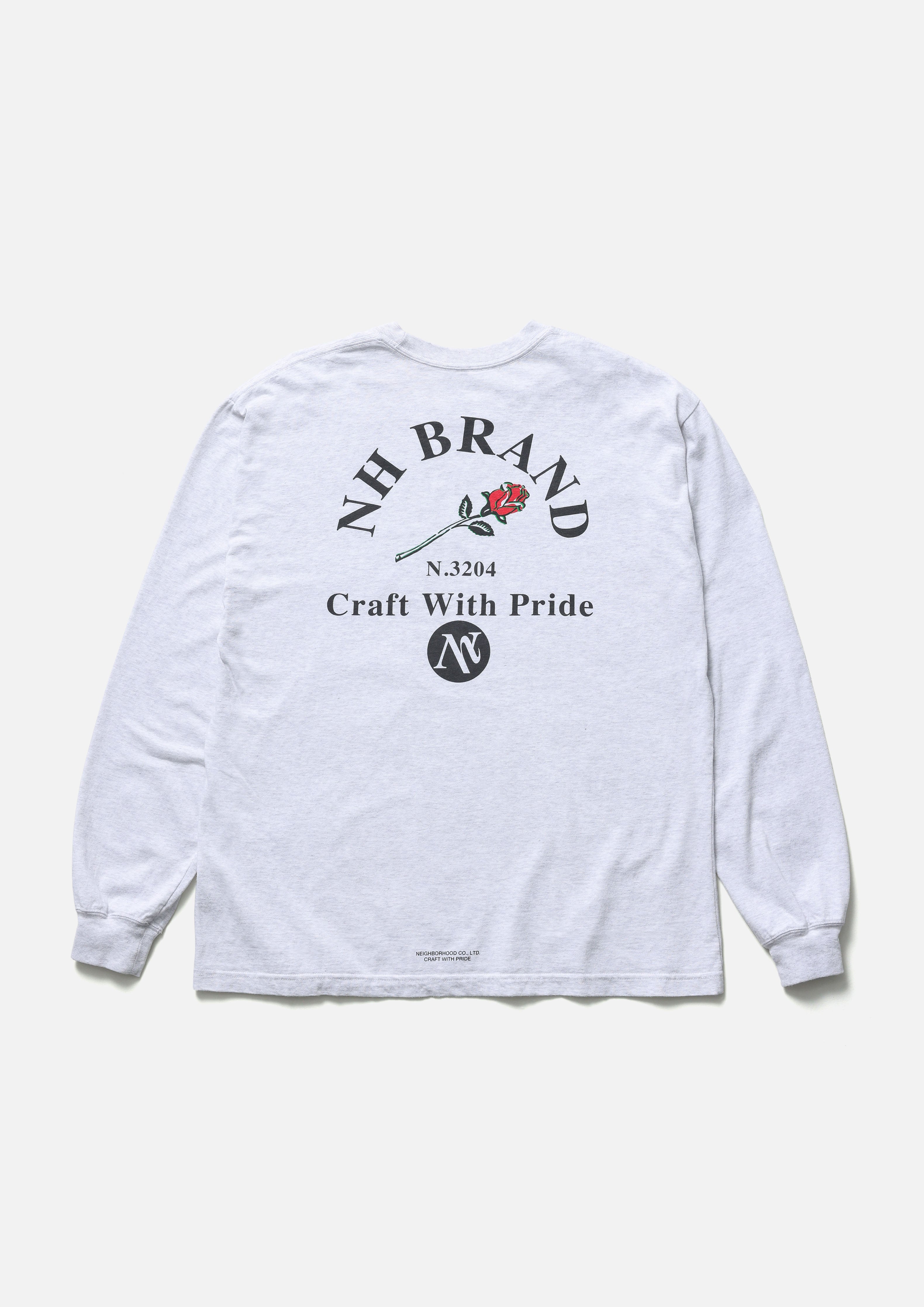 Neighborhood NH Tee LS-17 Langarmshirt Schwarz Baumwolle