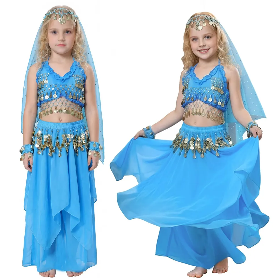 Fairycos Bauchtänzerin Kostüm Kinder 1001 Nacht Mädchen