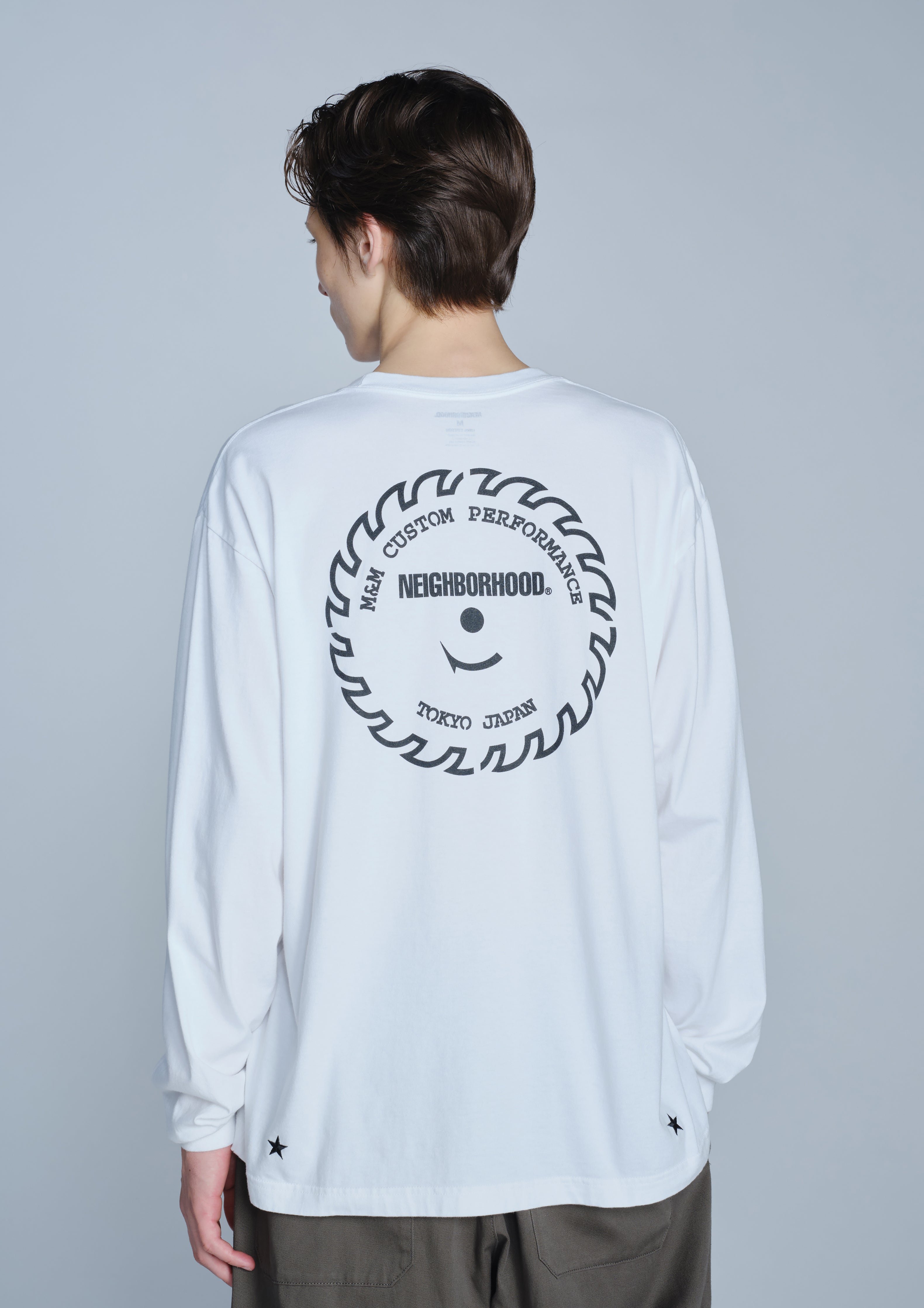 Neighborhood NH x M&M Tee LS Longsleeve Schwarz Print