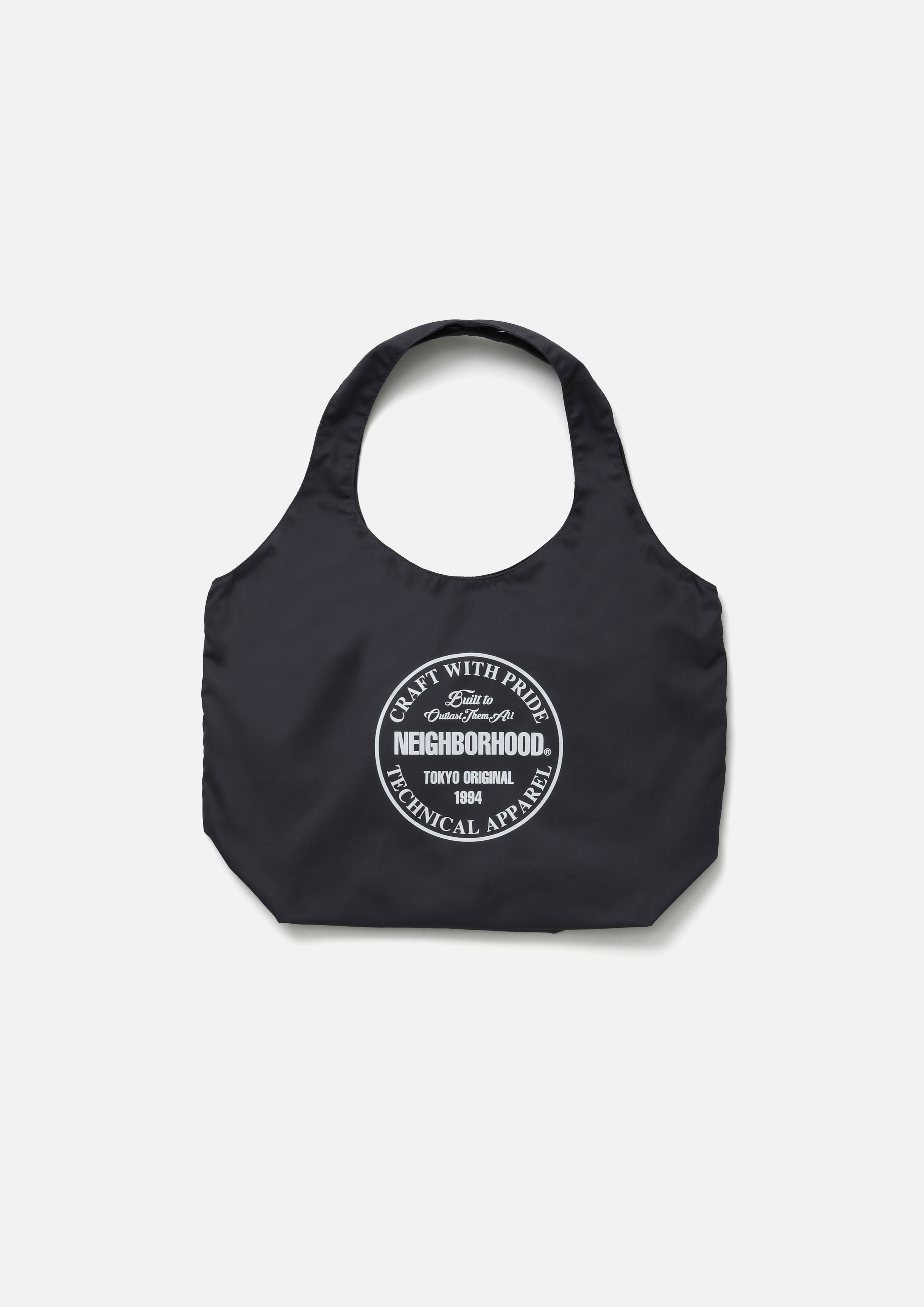 Neighborhood Logo Monk Bag Tasche Schwarz TC-Twill